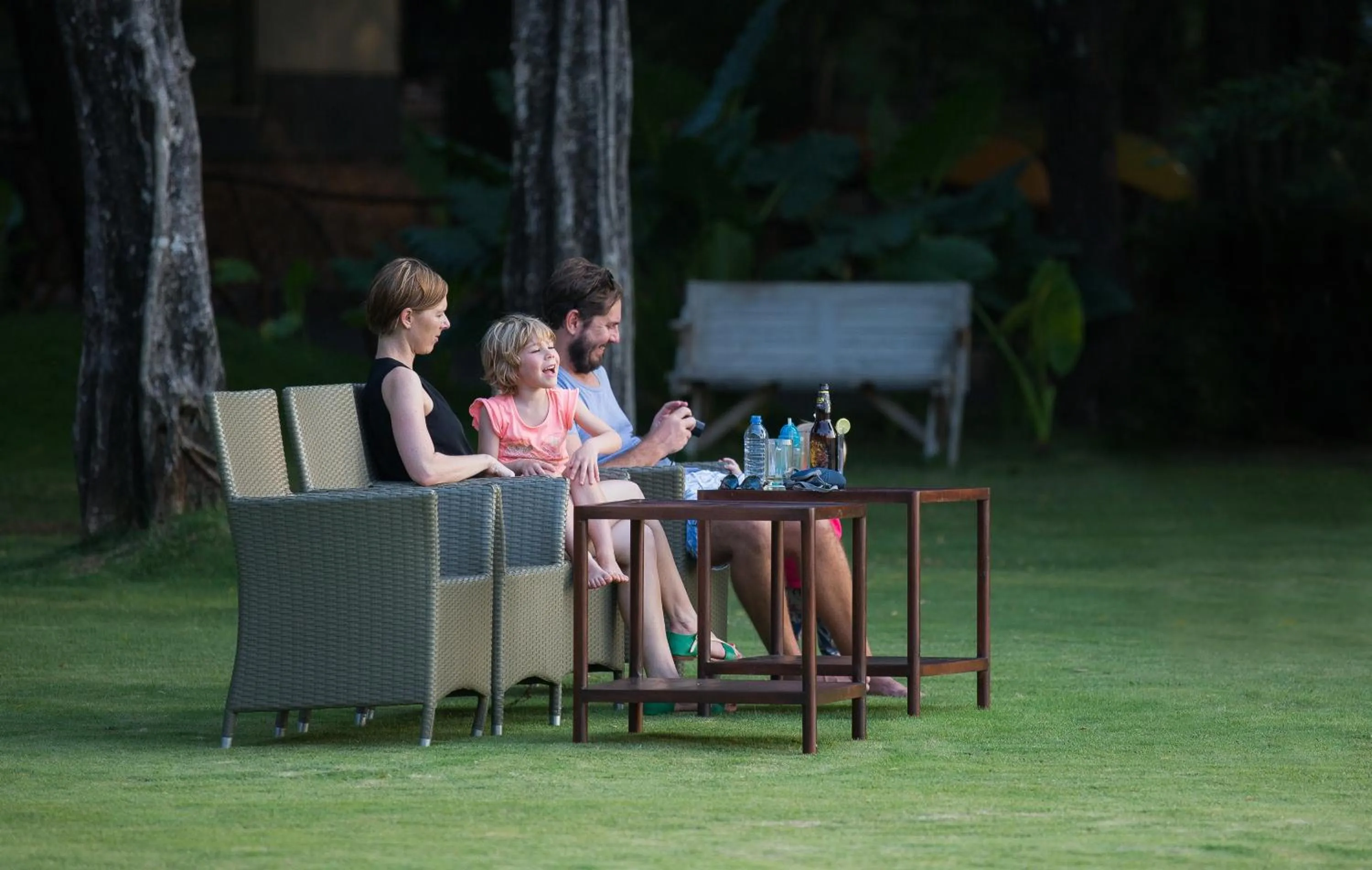 Family in The Deer Park Hotel