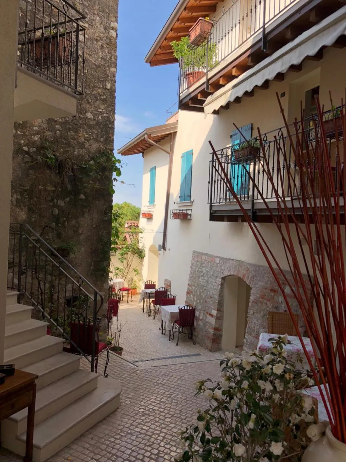 Patio in Locanda Agli Angeli