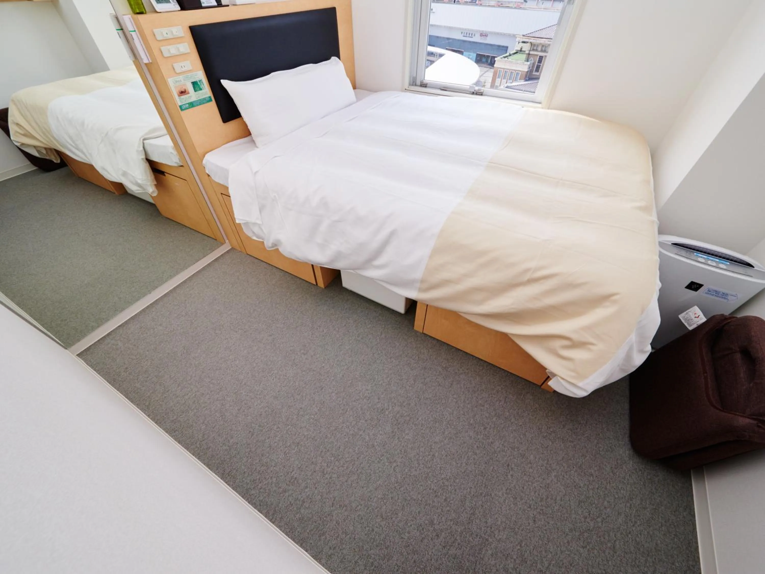 Photo of the whole room, Bed in Super Hotel JR Nara Ekimae Sanjo Dori