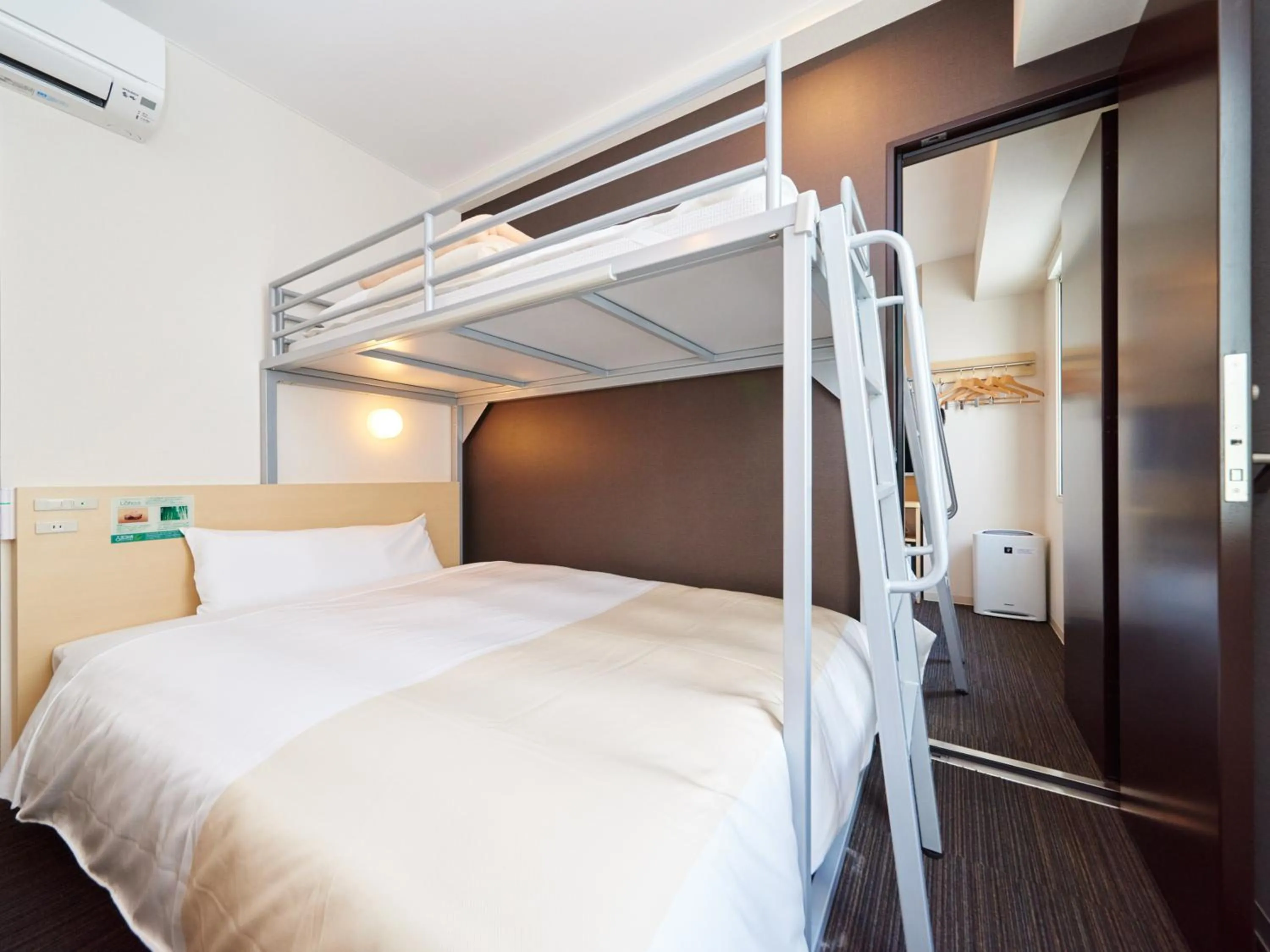 bunk bed, Bed in Super Hotel JR Nara Ekimae Sanjo Dori