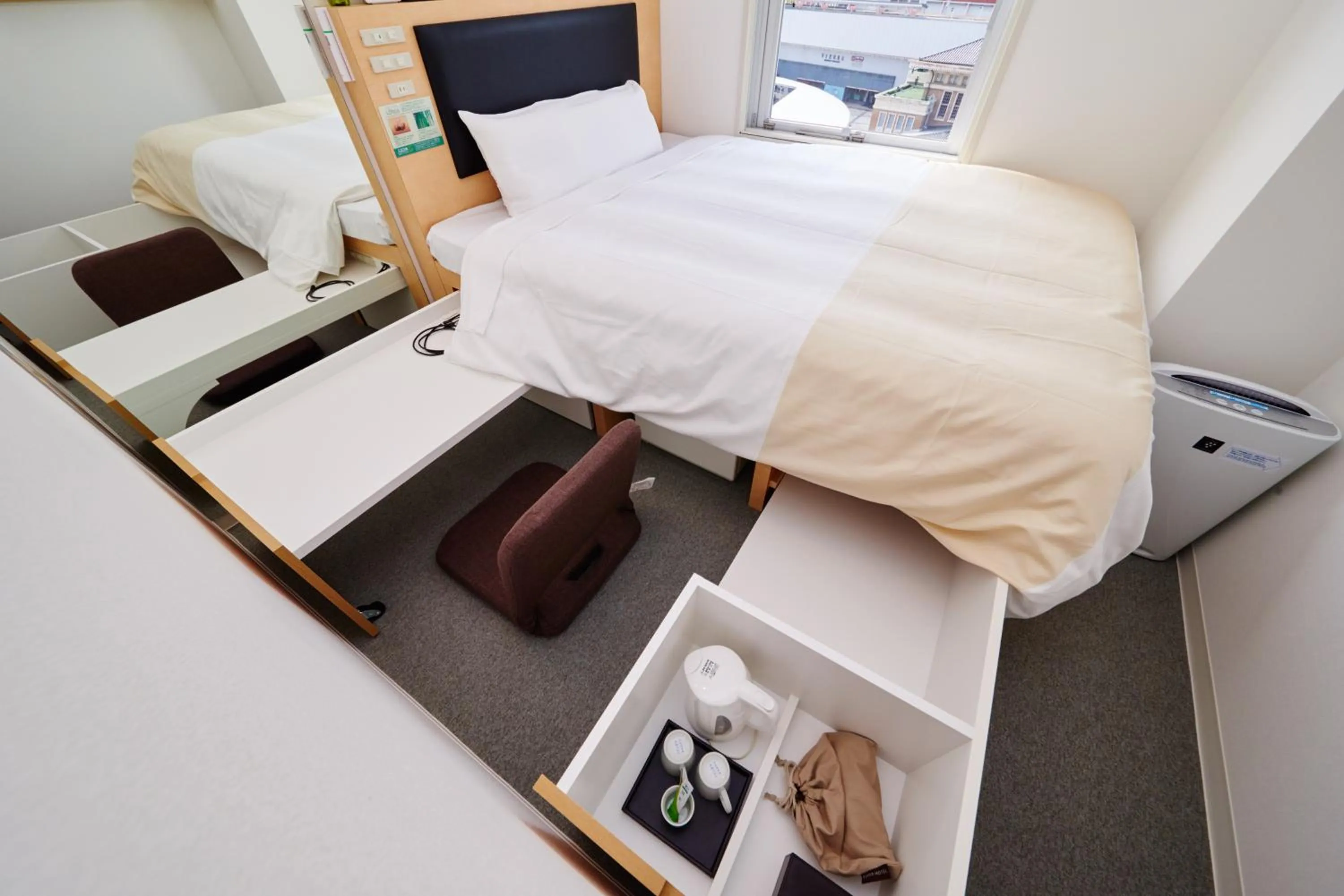 Photo of the whole room, Bed in Super Hotel JR Nara Ekimae Sanjo Dori