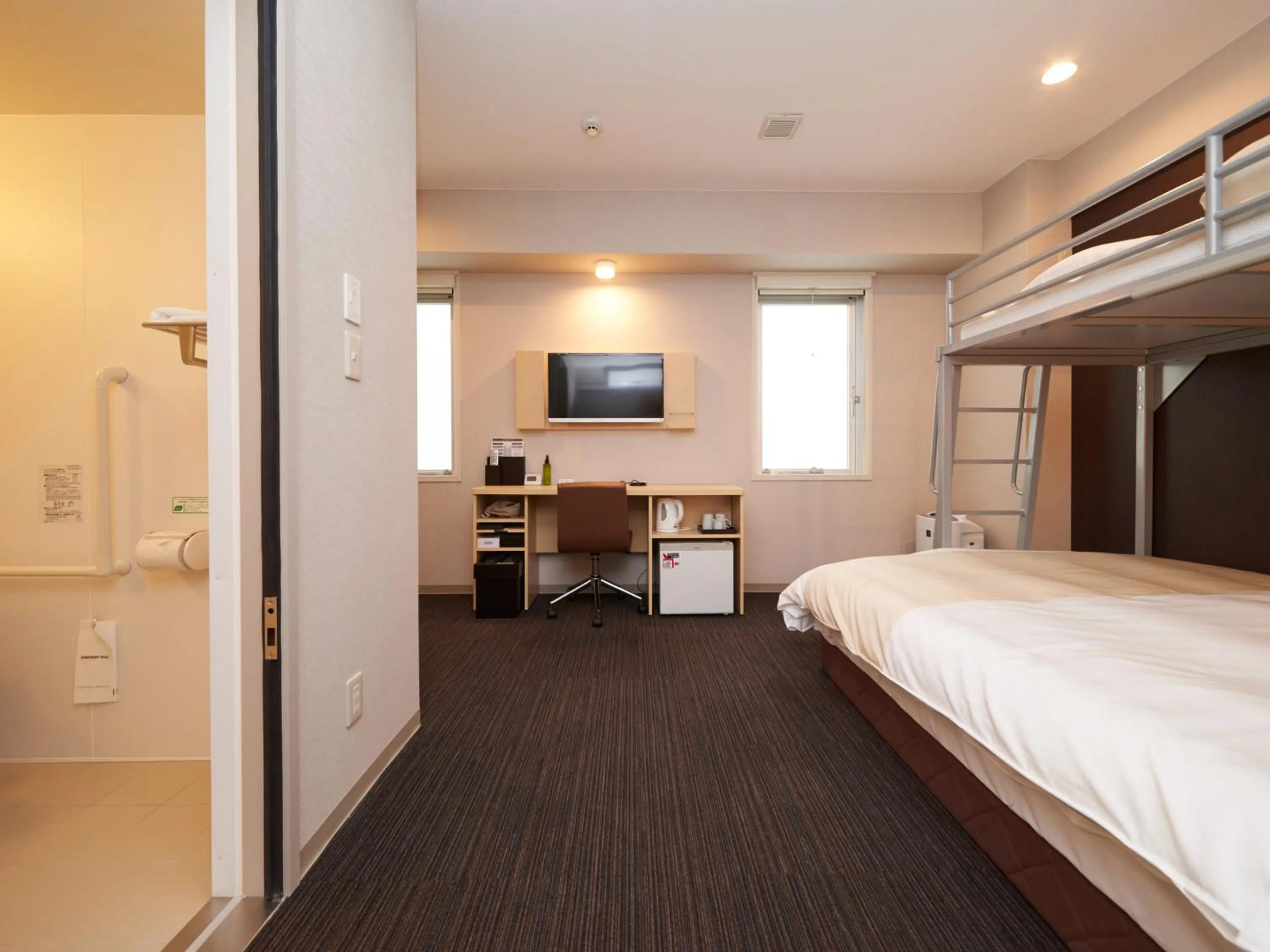 Photo of the whole room, Bed in Super Hotel JR Nara Ekimae Sanjo Dori