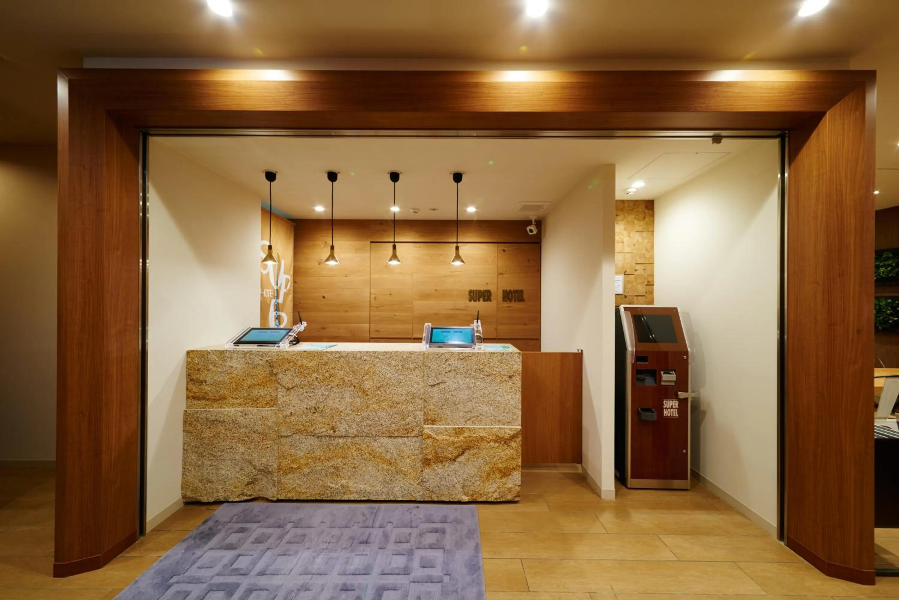 Lobby or reception in Super Hotel JR Nara Ekimae Sanjo Dori