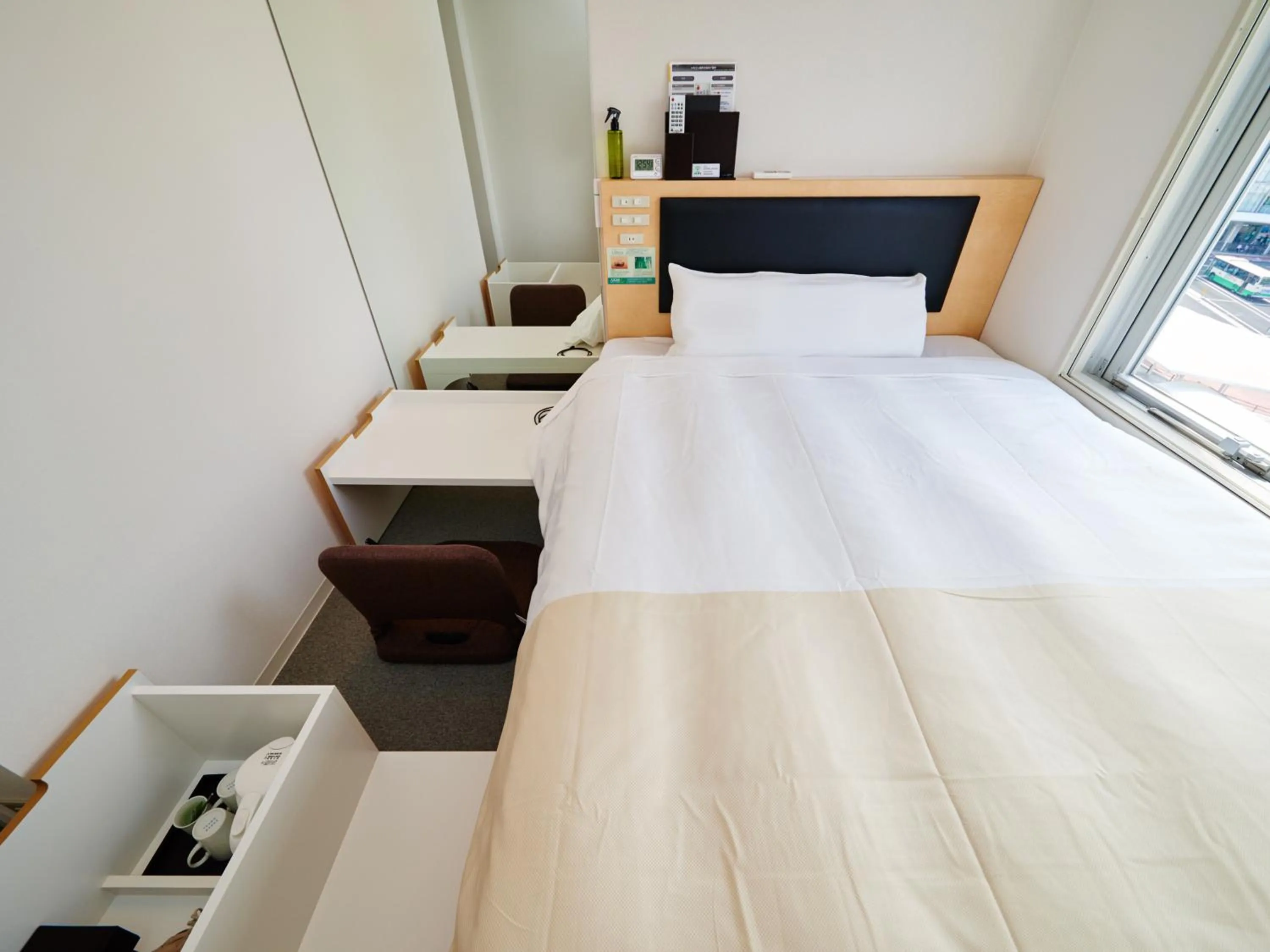 Photo of the whole room, Bed in Super Hotel JR Nara Ekimae Sanjo Dori