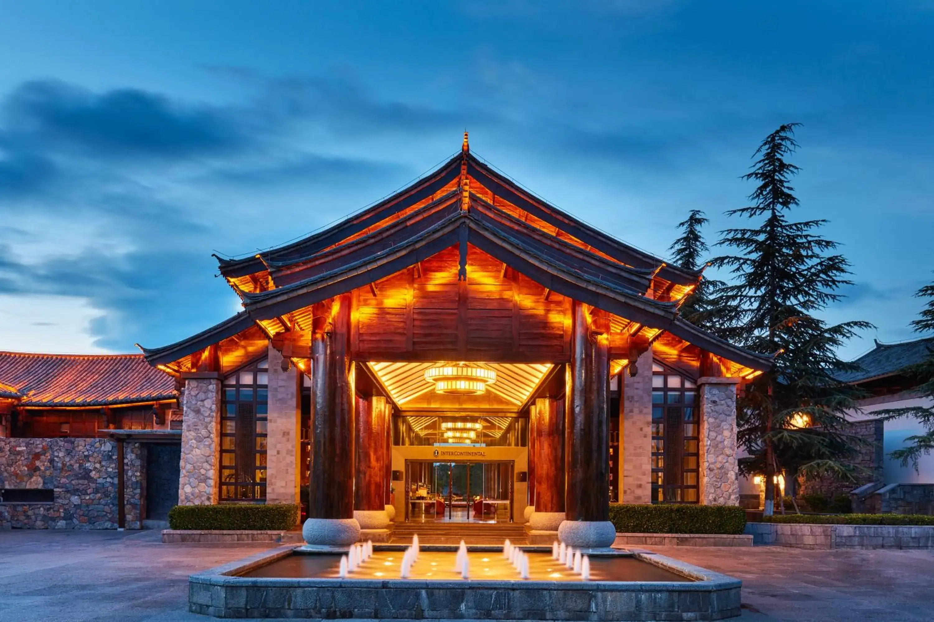 Property building in InterContinental Lijiang Ancient Town Resort by IHG Property building in InterContinental Lijiang Ancient Town Resort by IHG