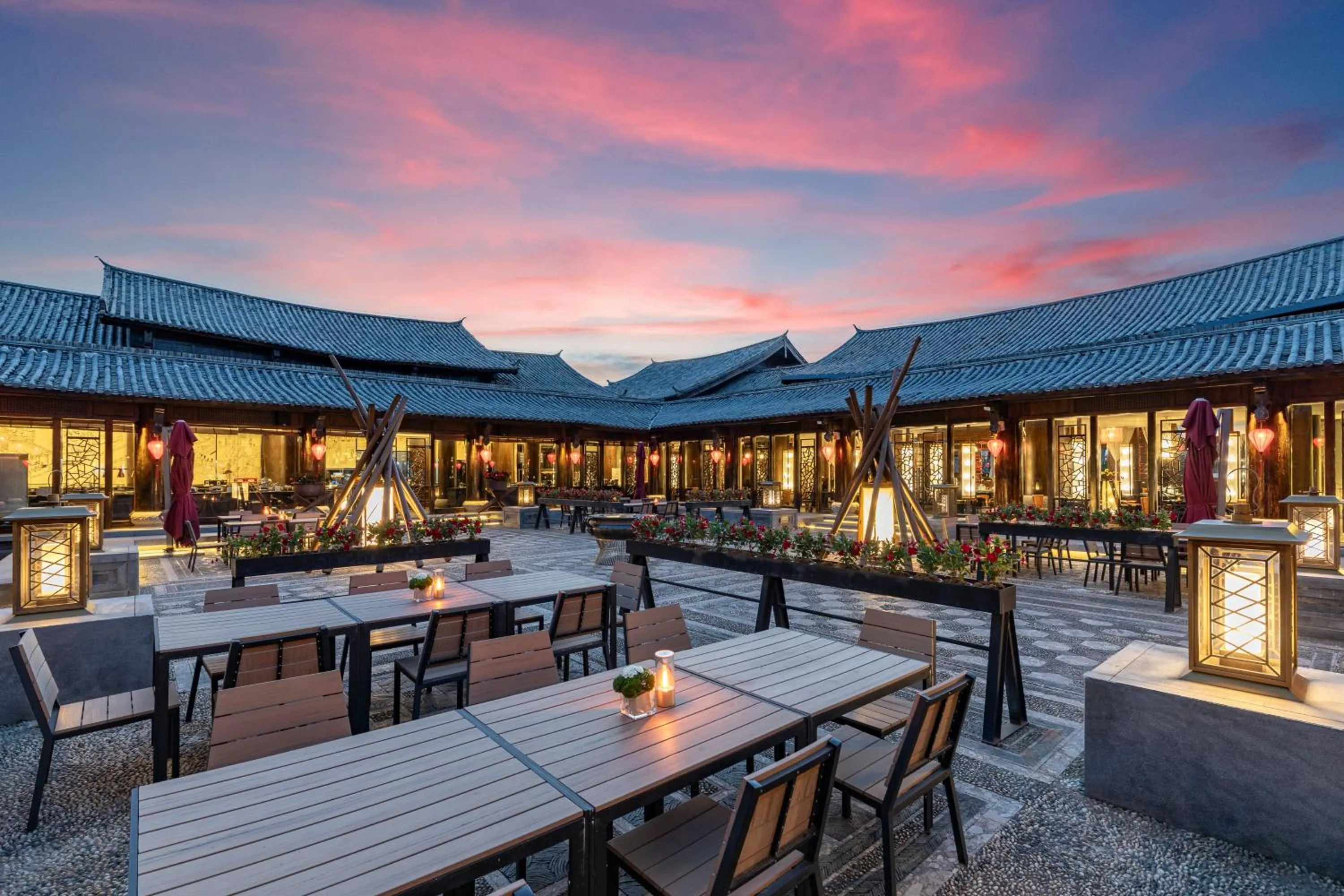 Property building in InterContinental Lijiang Ancient Town Resort by IHG
