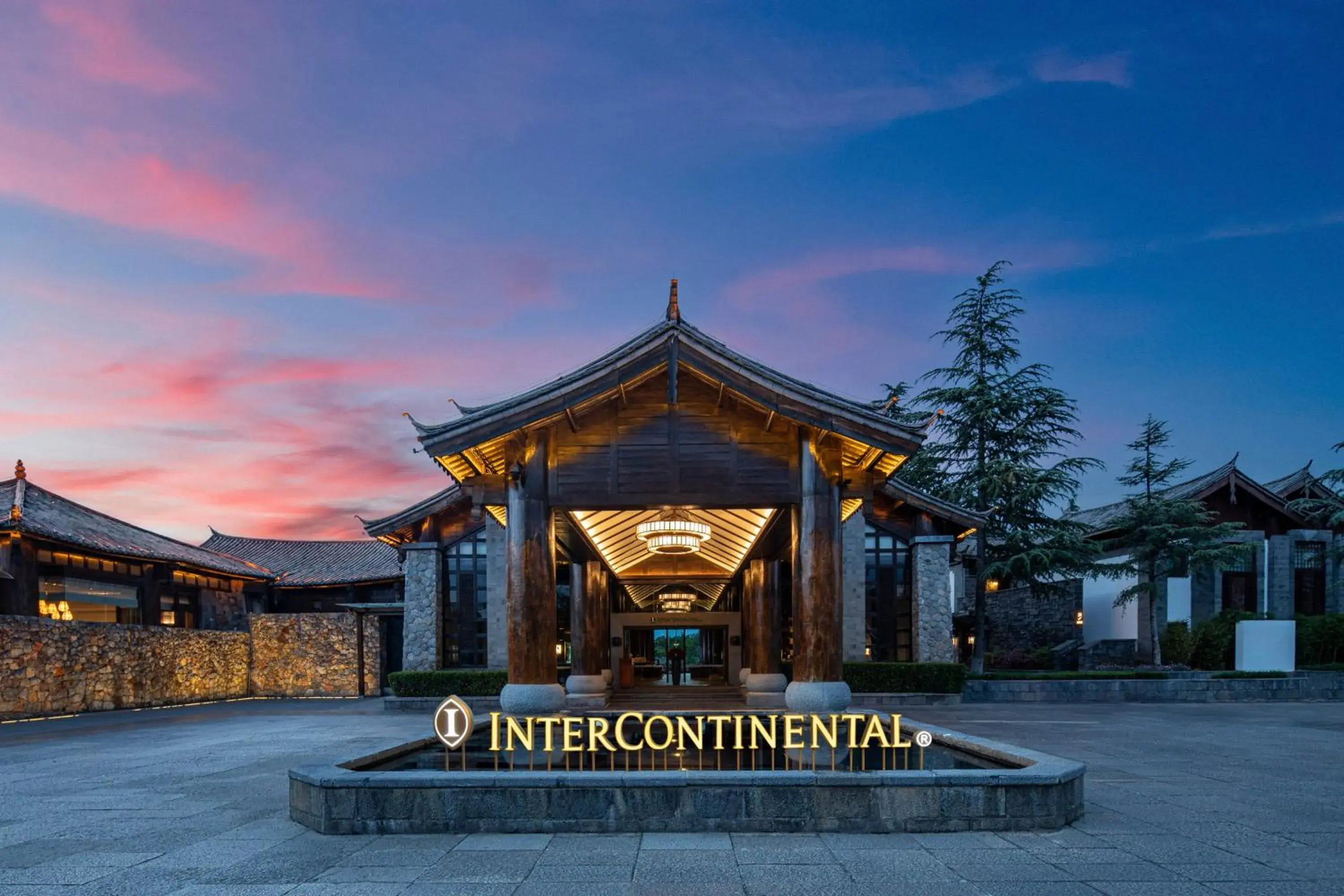 Property building in InterContinental Lijiang Ancient Town Resort by IHG Property building in InterContinental Lijiang Ancient Town Resort by IHG