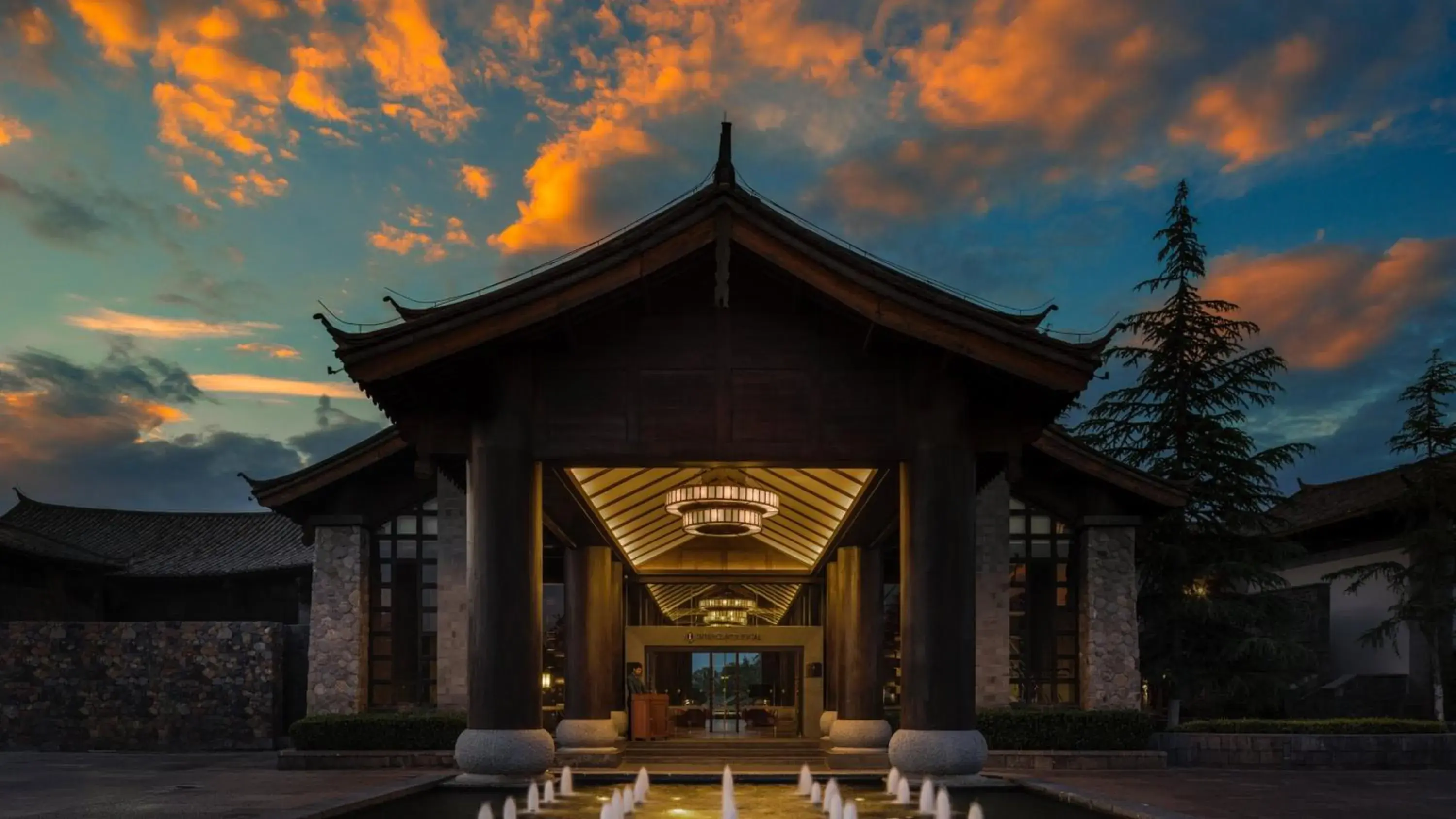 Property building in InterContinental Lijiang Ancient Town Resort by IHG Property building in InterContinental Lijiang Ancient Town Resort by IHG