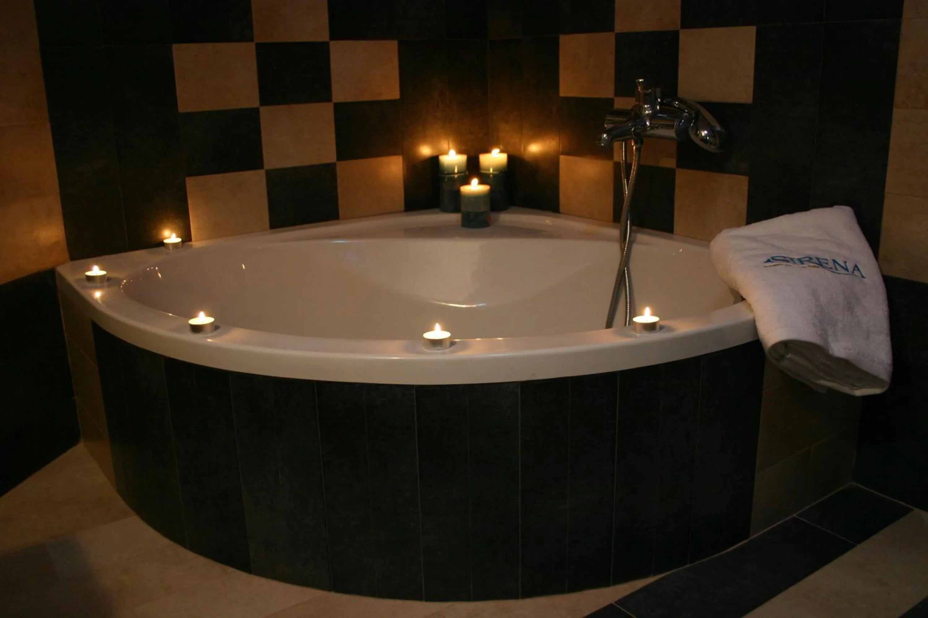 Bathroom in Sirena Residence & Spa