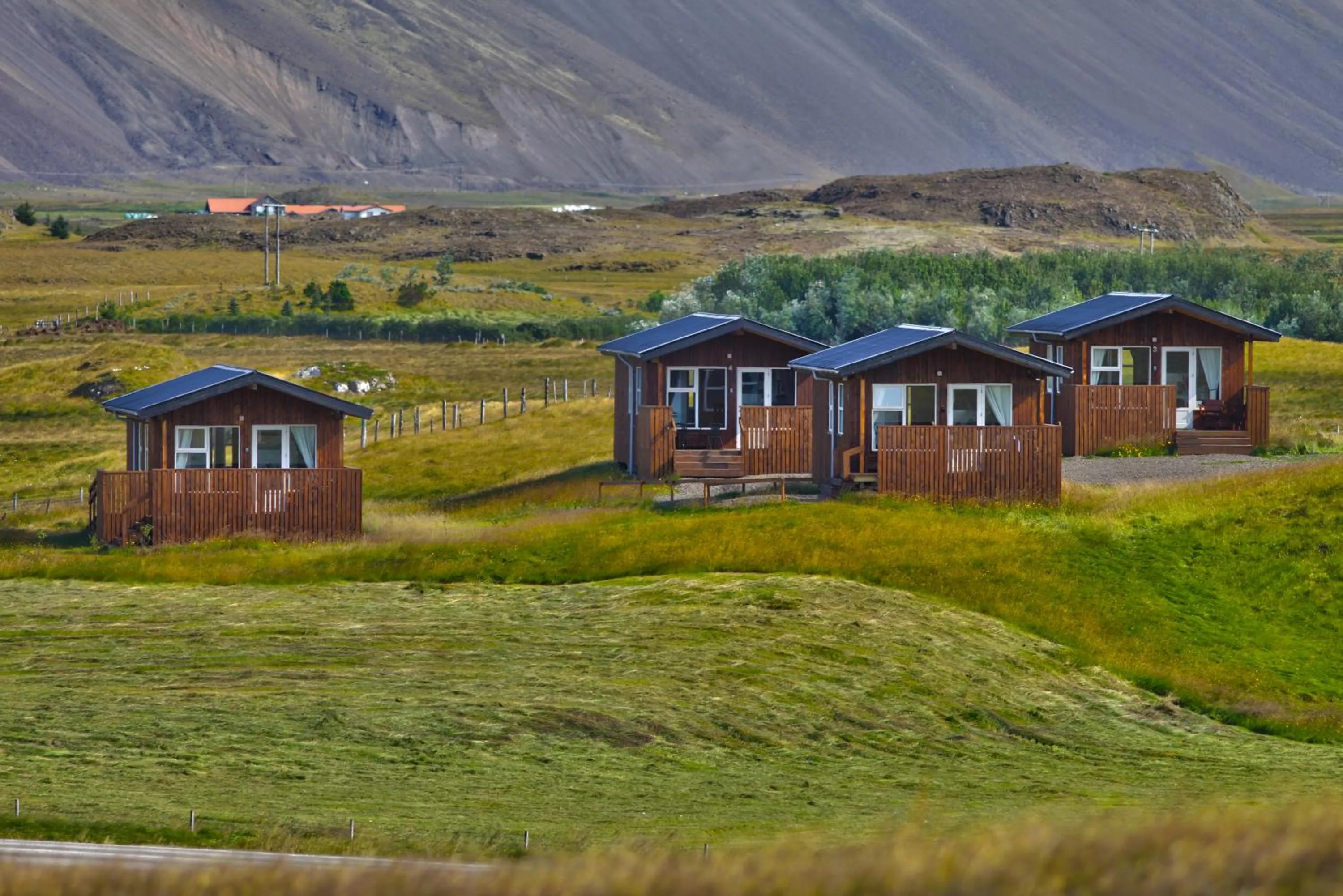 Natural landscape in Aurora Cabins