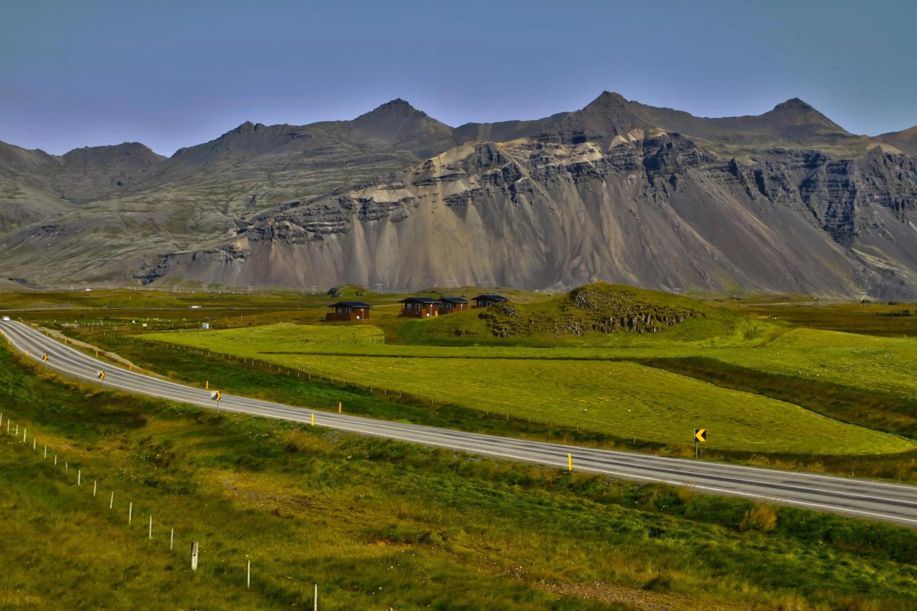 Natural landscape in Aurora Cabins