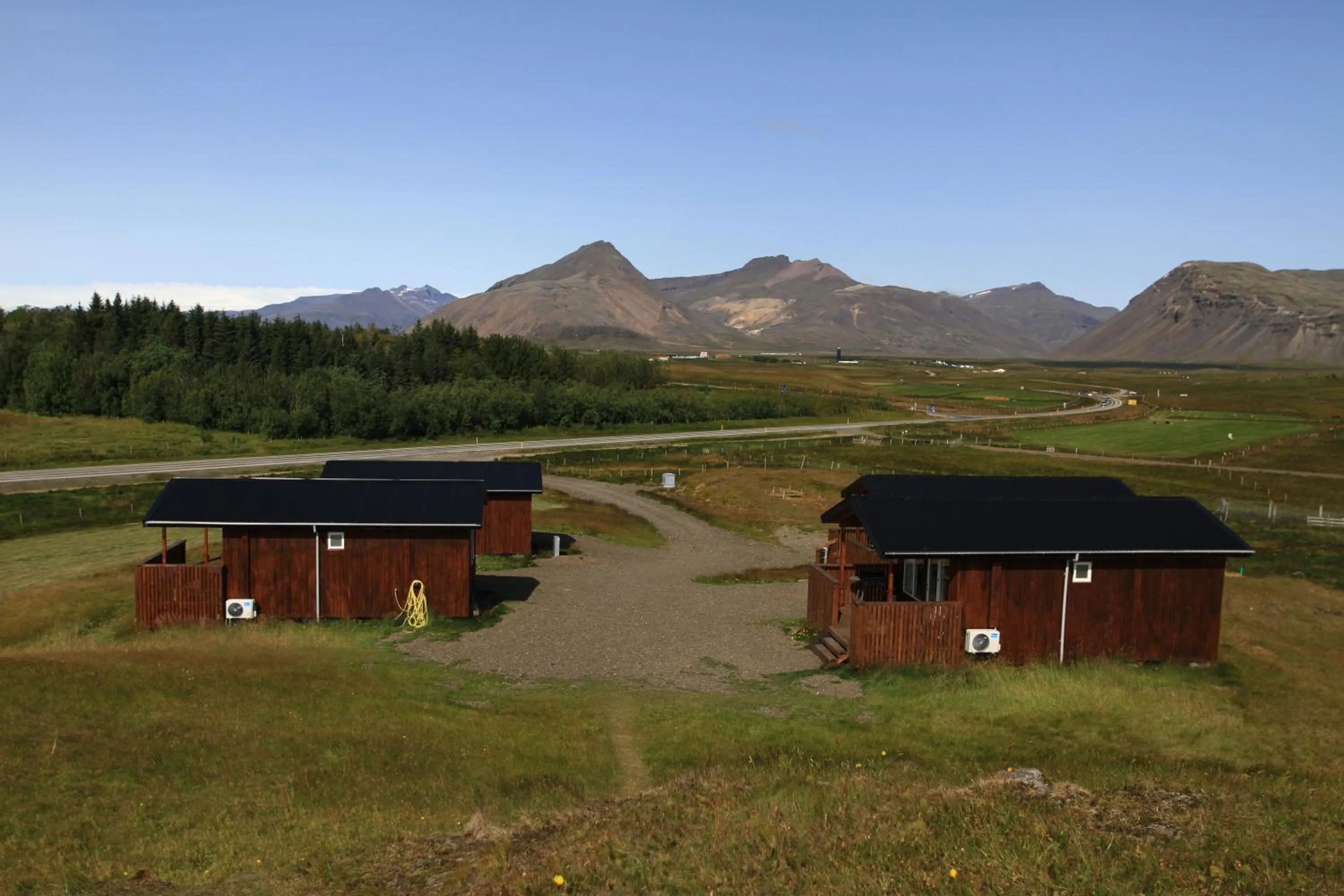 Mountain view in Aurora Cabins