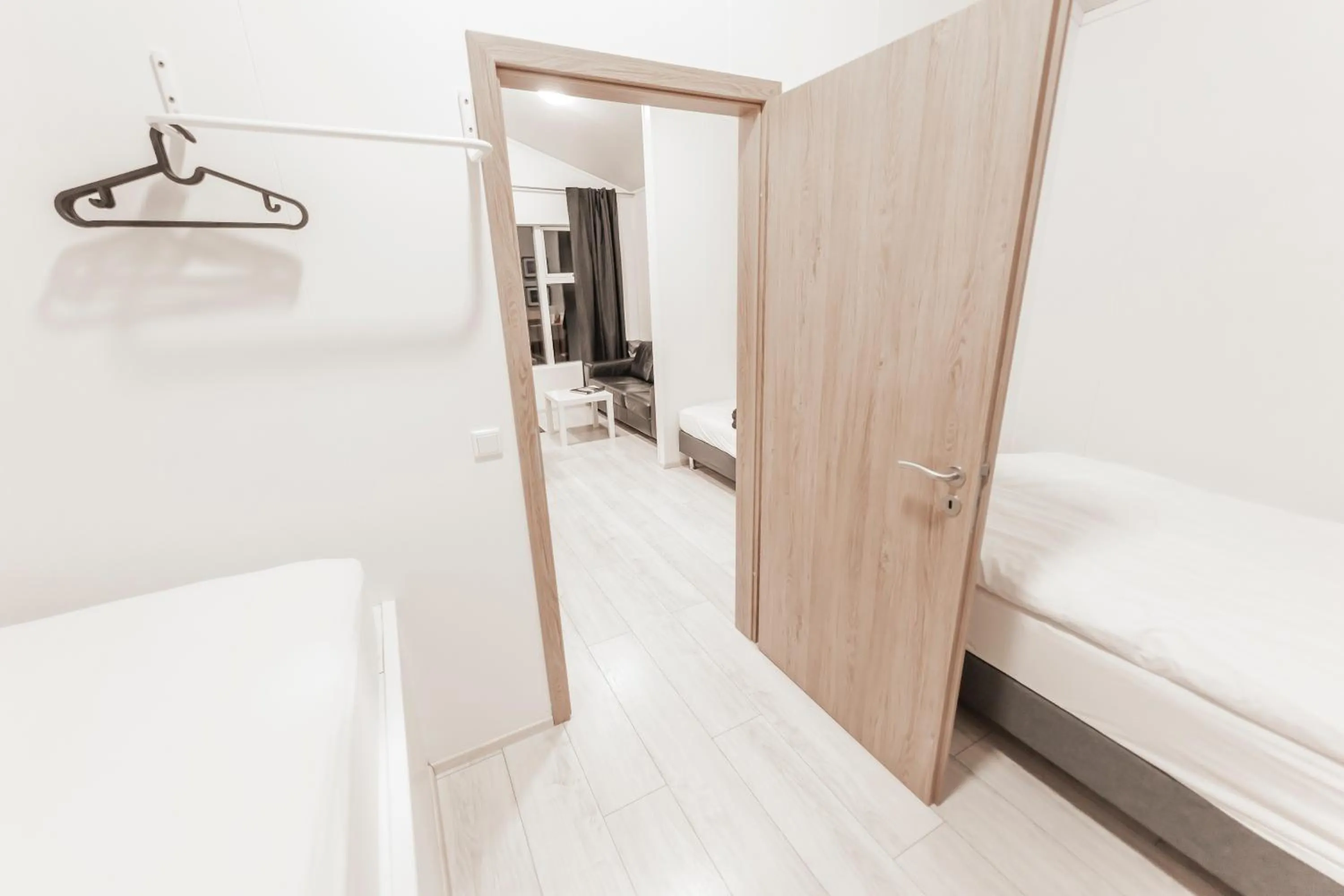 Property building, Bed in Aurora Cabins