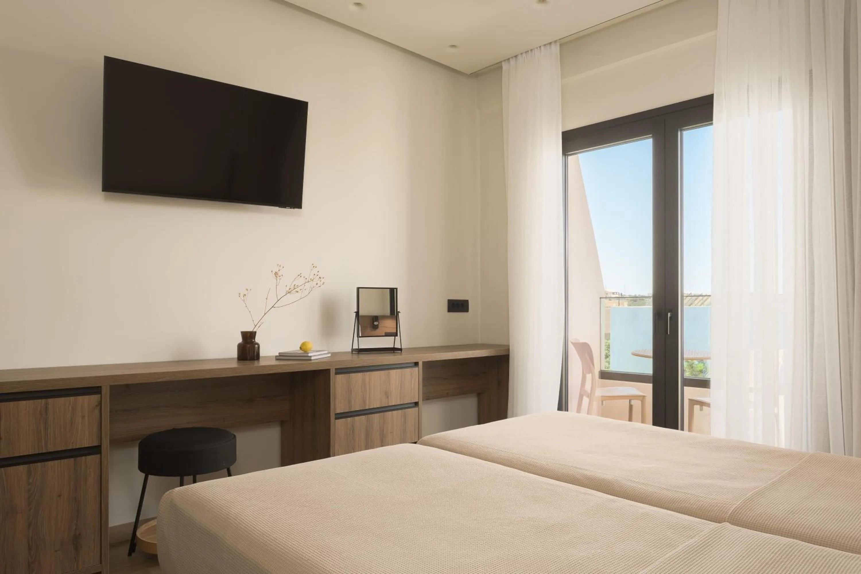 Photo of the whole room, Bed in Sergios Hotel