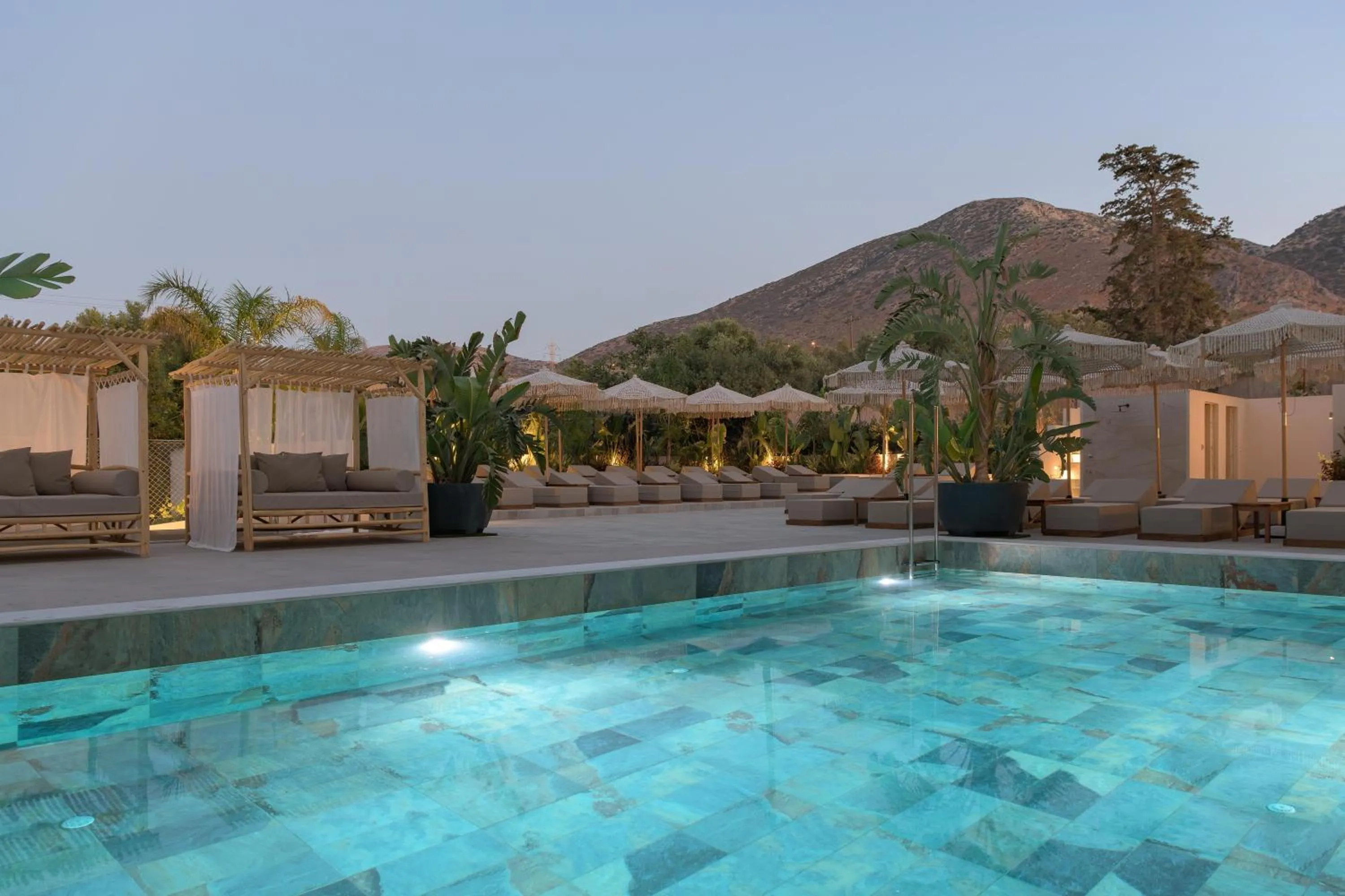 Swimming pool in Sergios Hotel