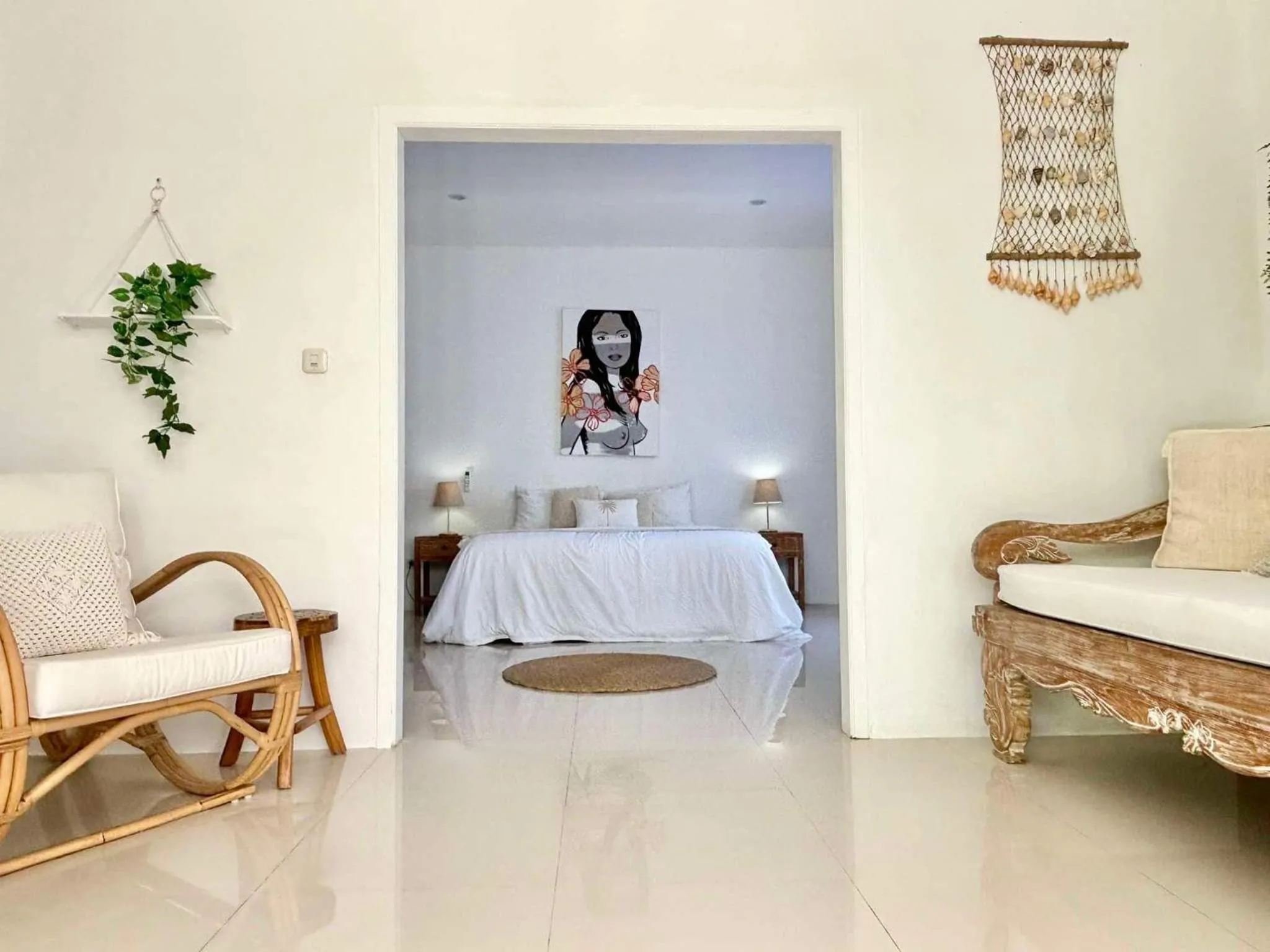 Bedroom, Bed in The Captains Villa