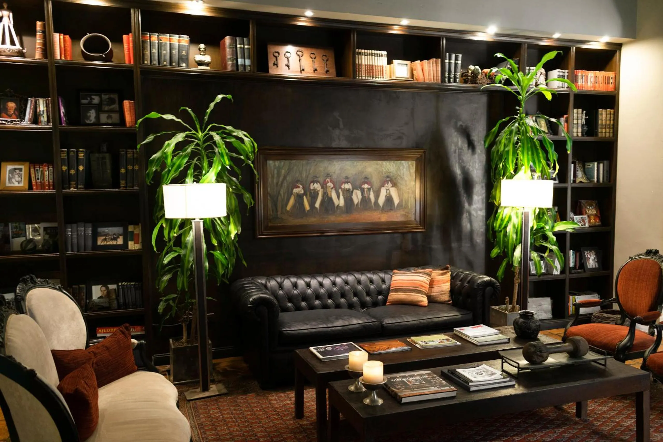 Library in Legado Mitico Salta Hotel Boutique