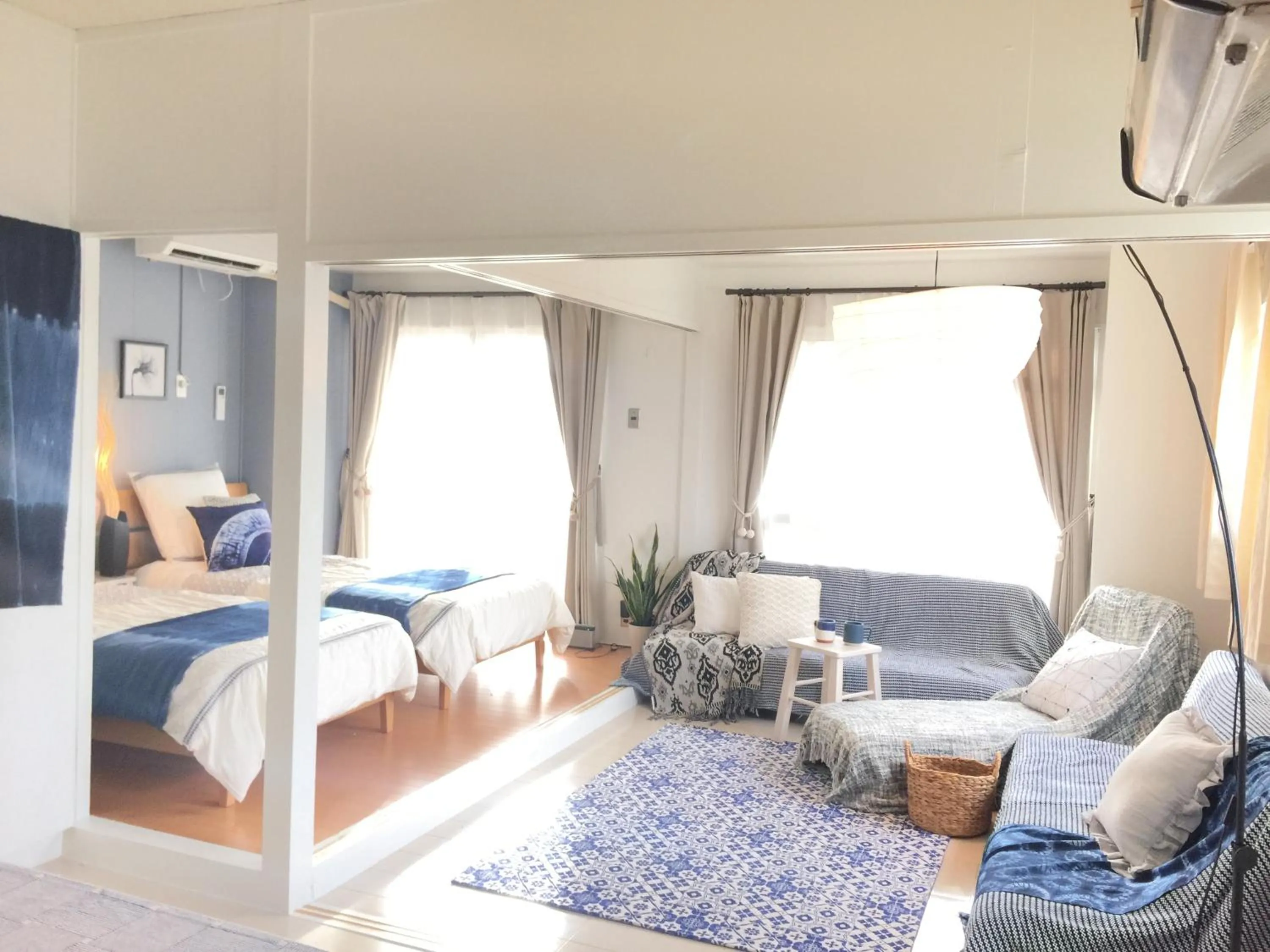 Decorative detail, Bed in Holiday Homes TSUBOYA 601
