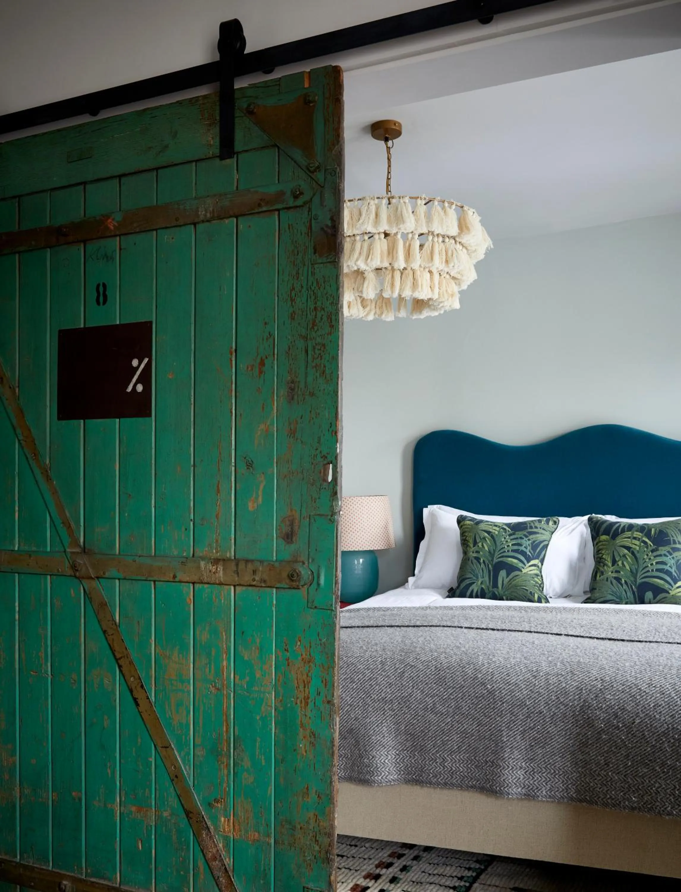 Bed in Artist Residence Cornwall