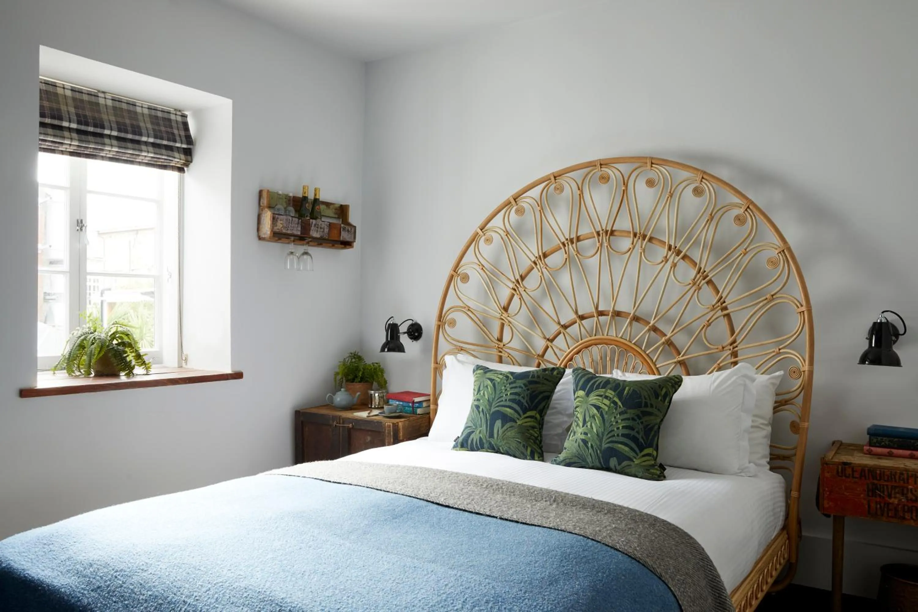 Bed in Artist Residence Cornwall