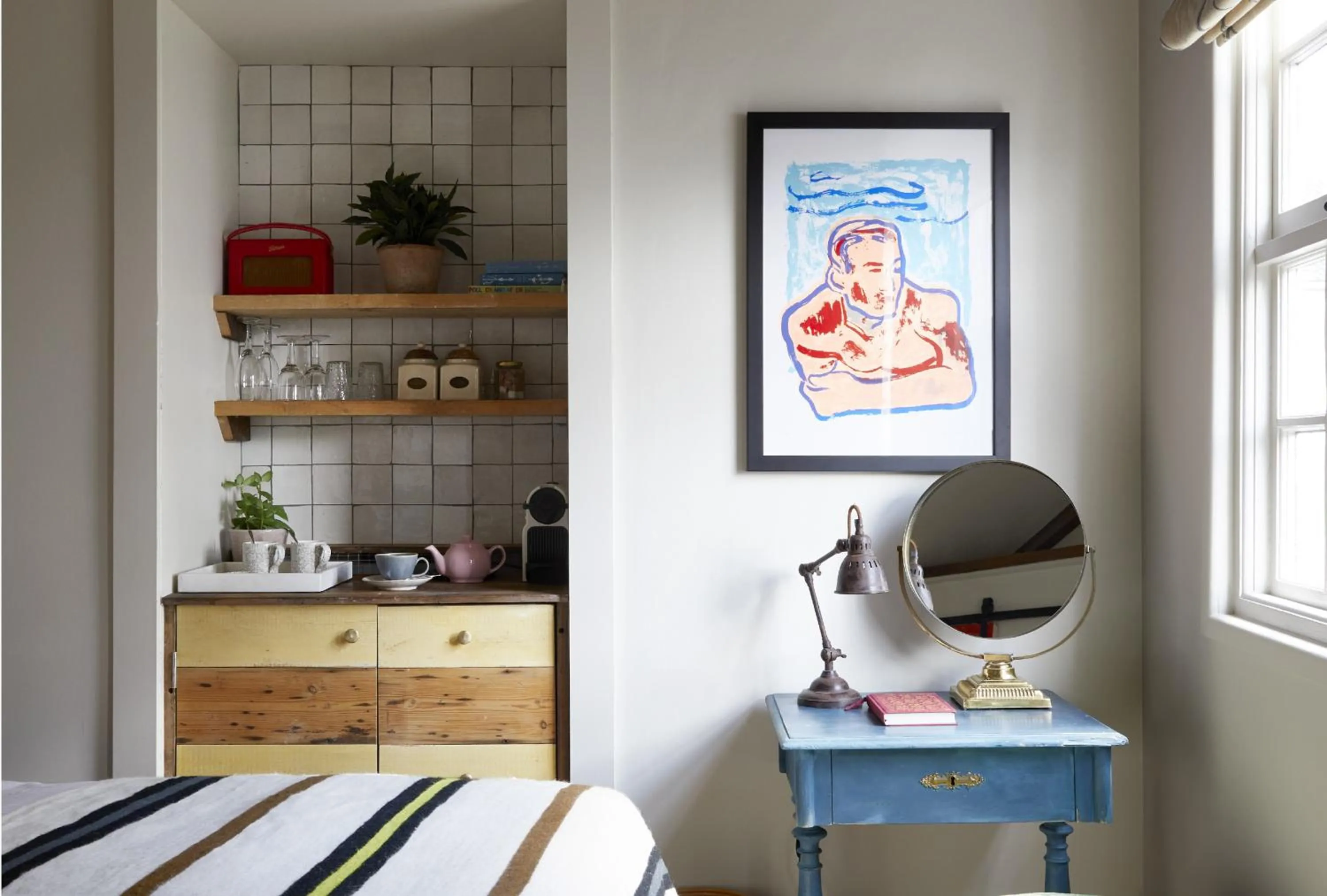 Decorative detail in Artist Residence Cornwall