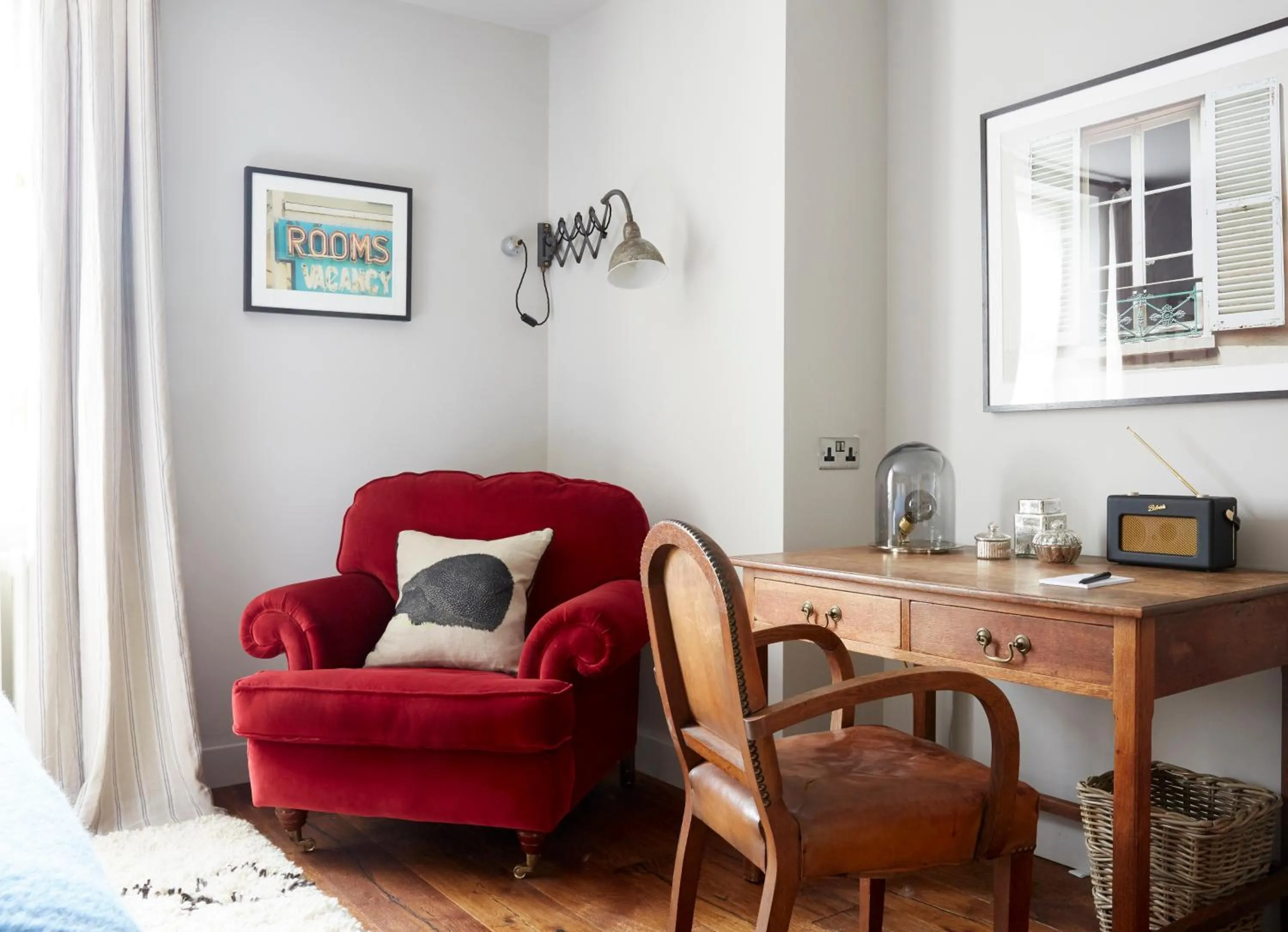 Seating area in Artist Residence Cornwall
