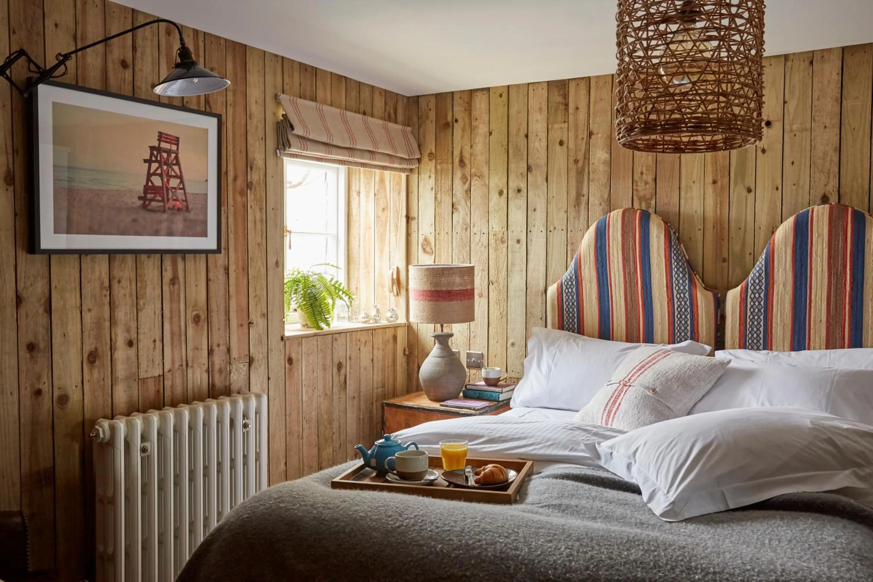 Bed in Artist Residence Cornwall