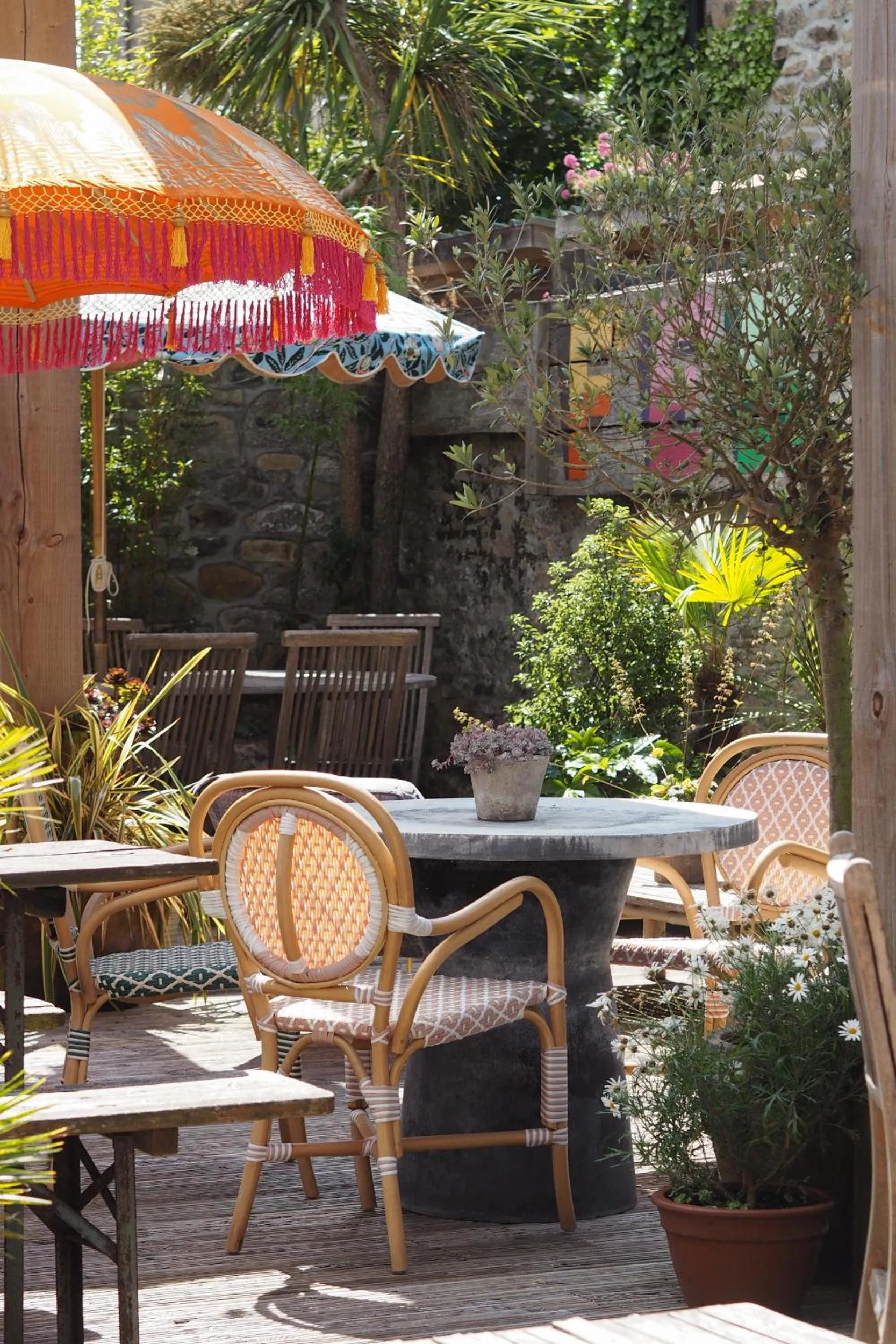 Patio in Artist Residence Cornwall