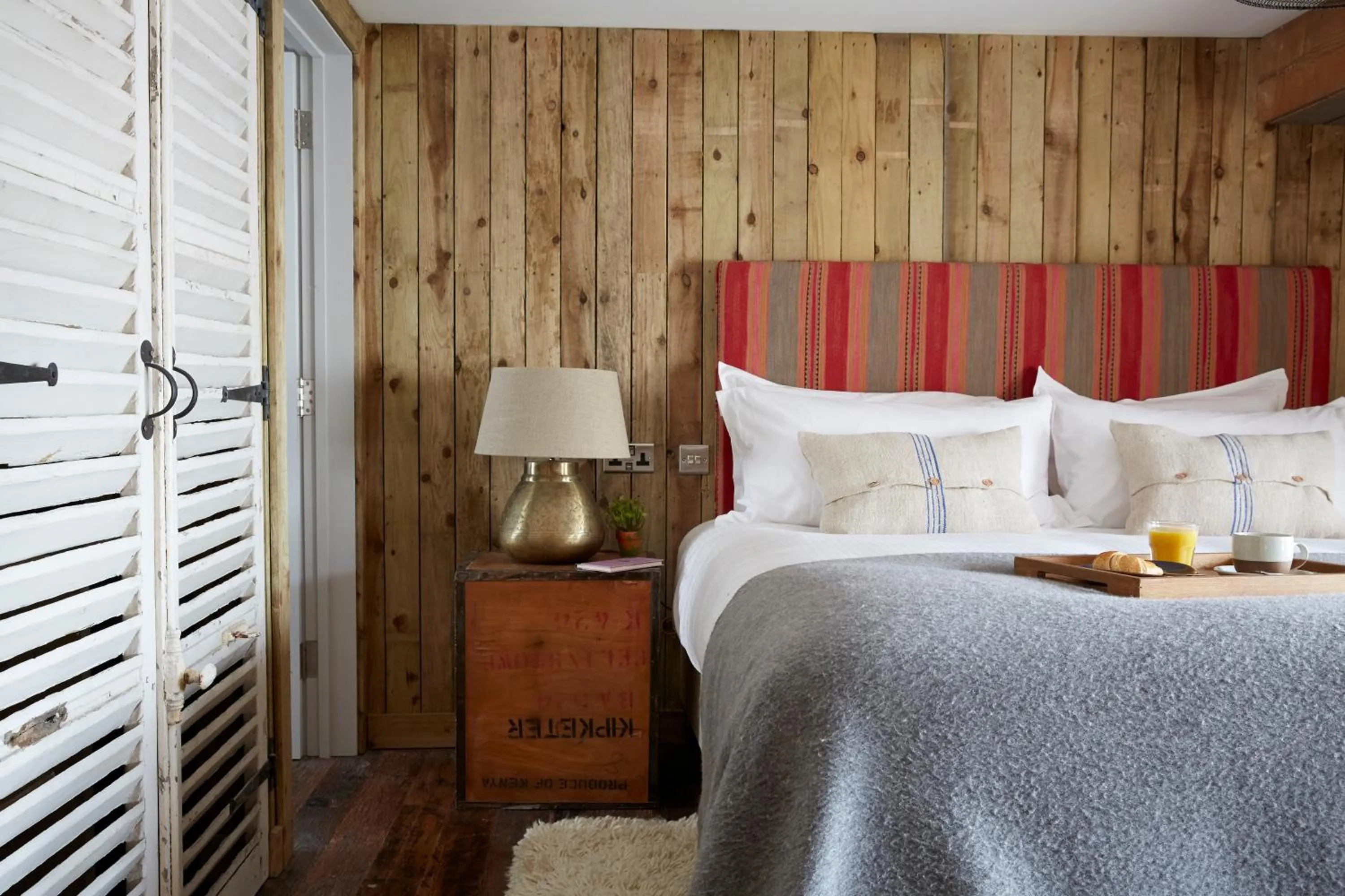 Bed in Artist Residence Cornwall