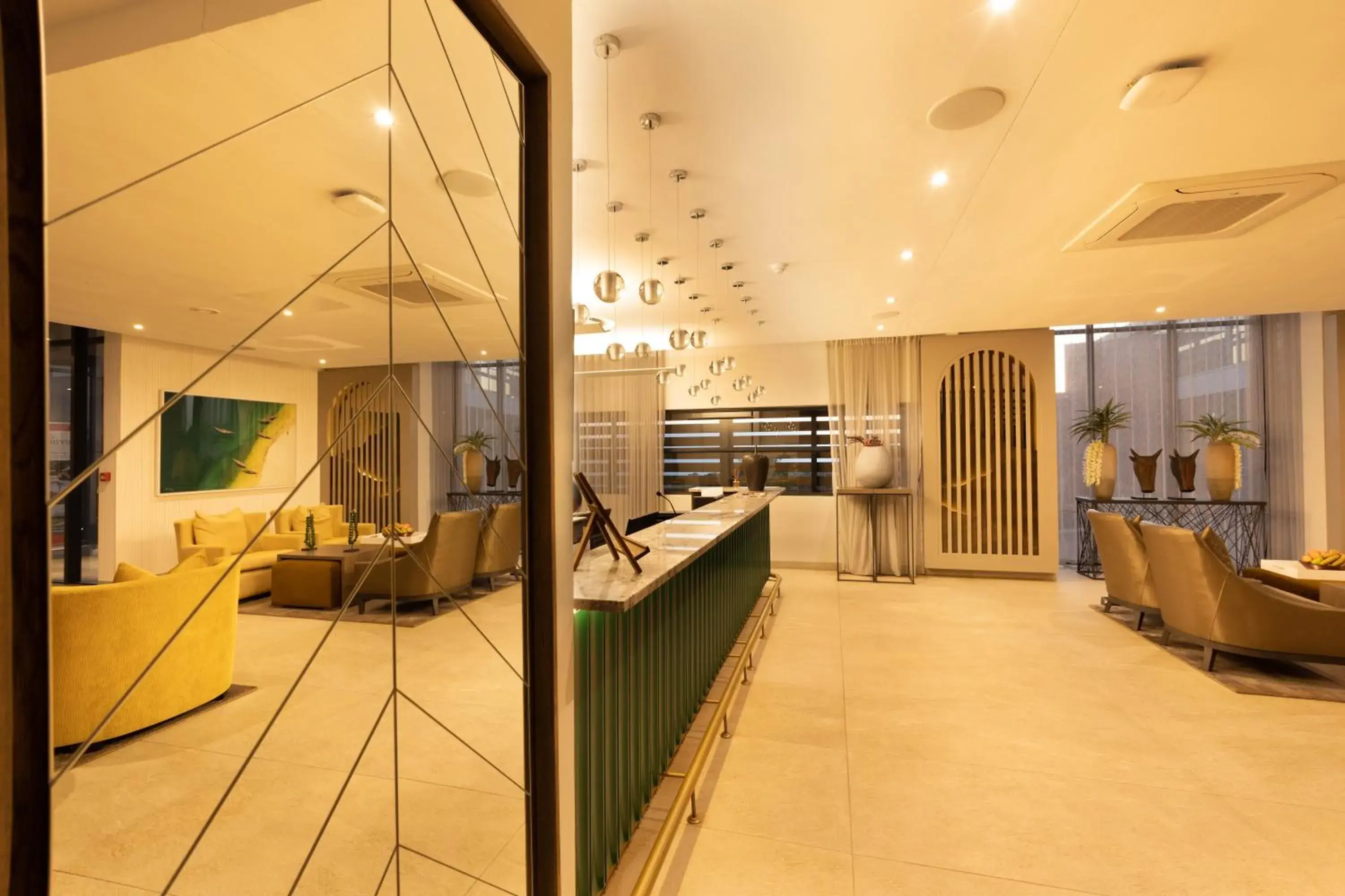 Seating area in Angels View Hotel Seating area in Angels View Hotel