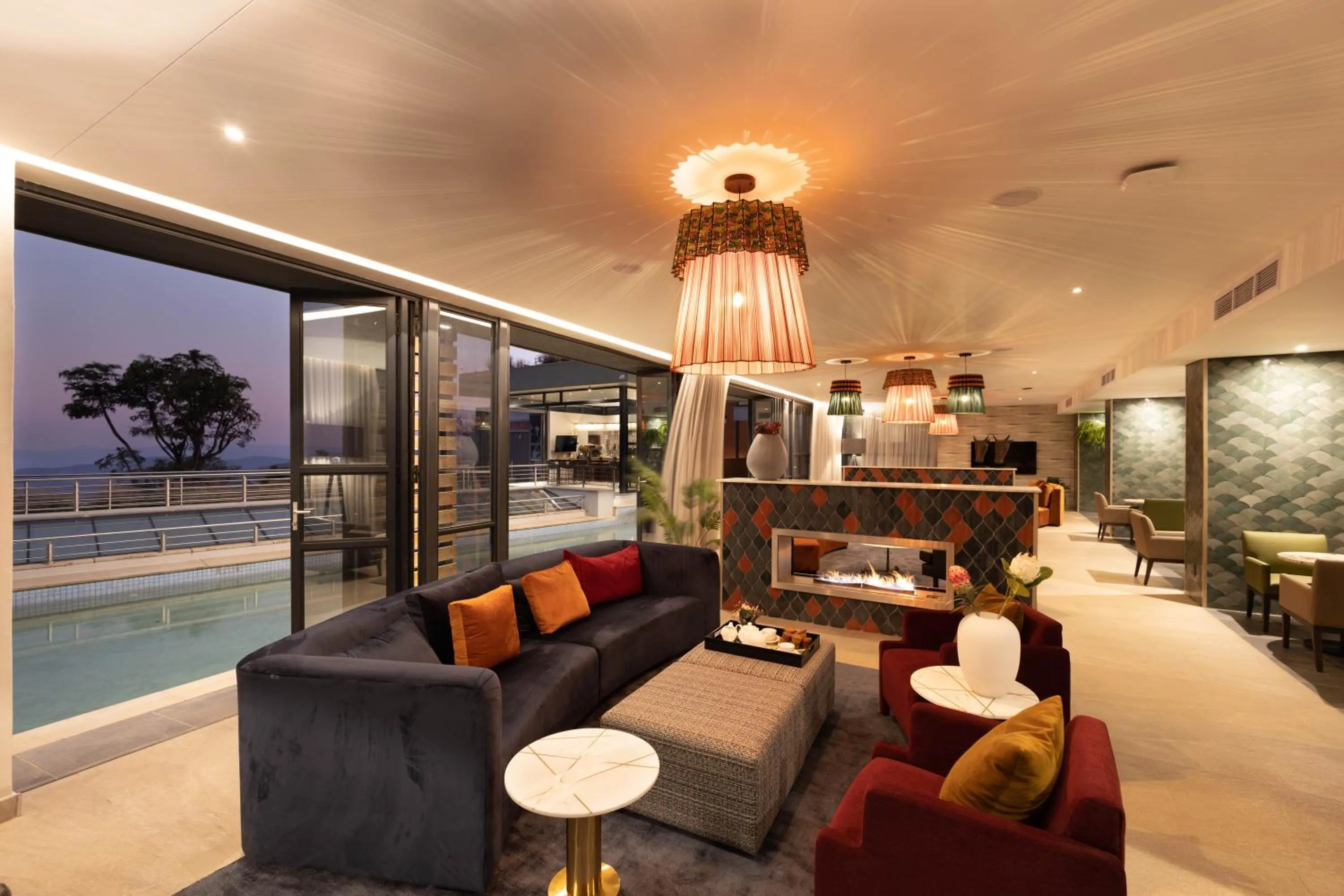 Living room in Angels View Hotel