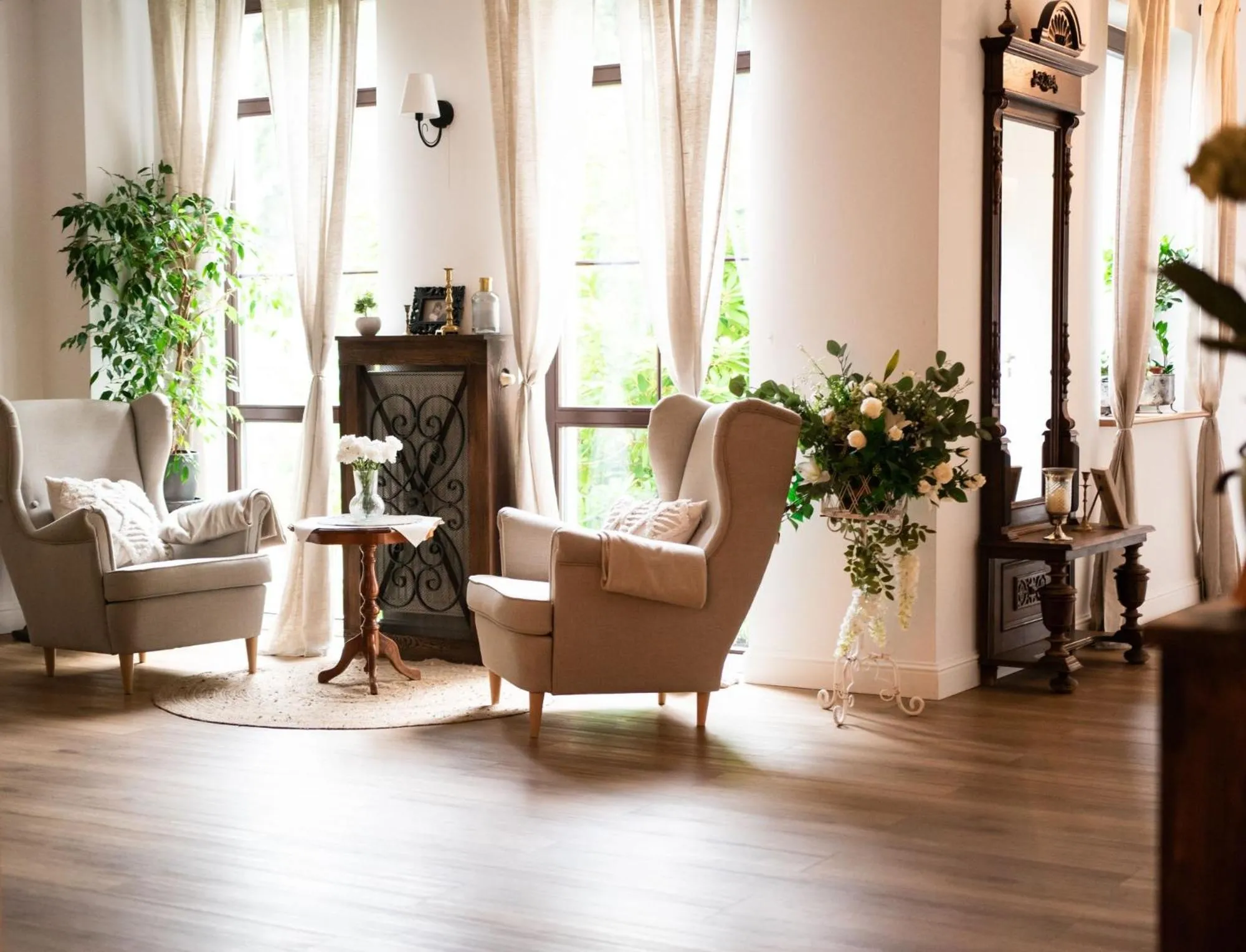Living room in Dwór Konstancin