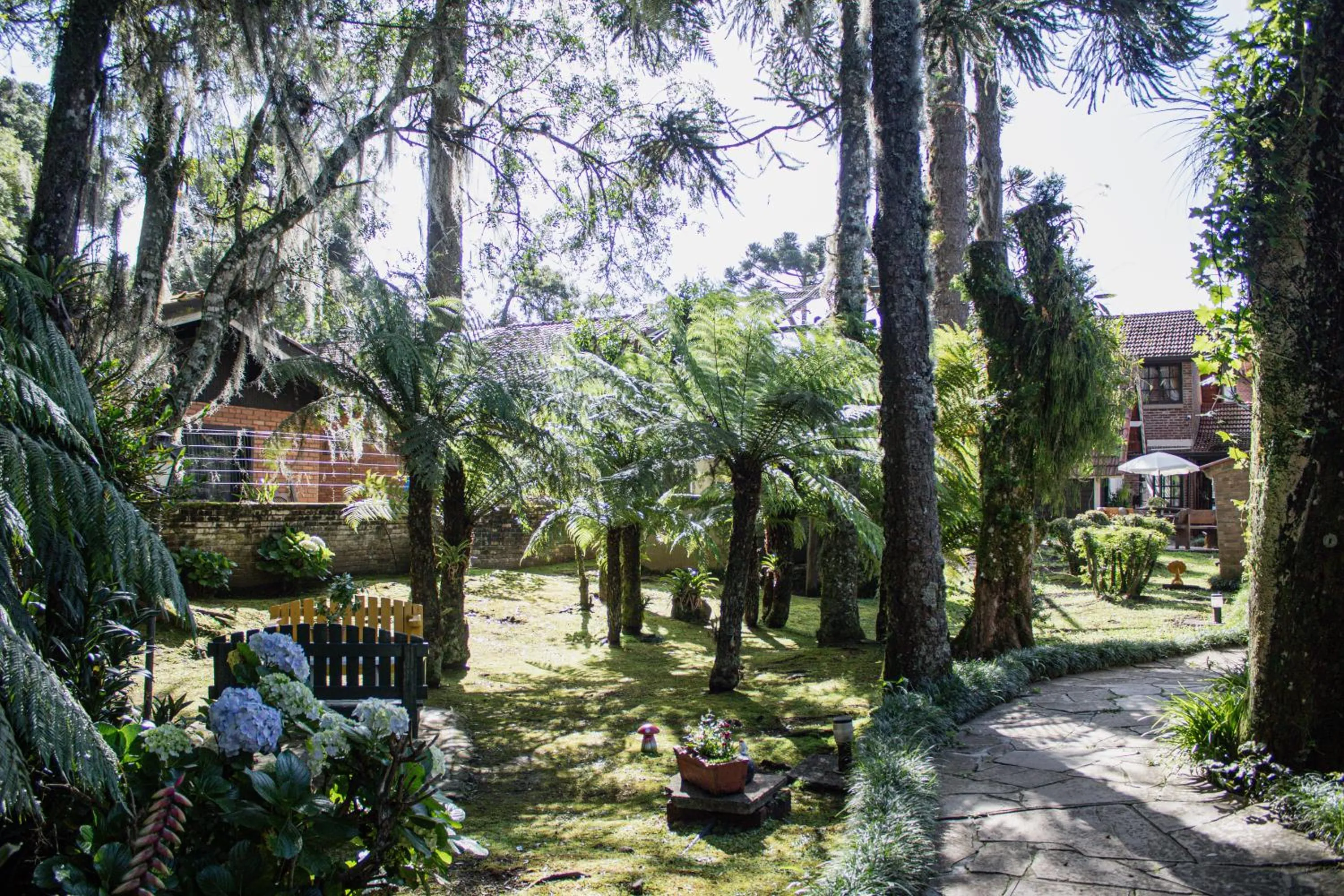 Garden in Pousada Caliandra Da Serra