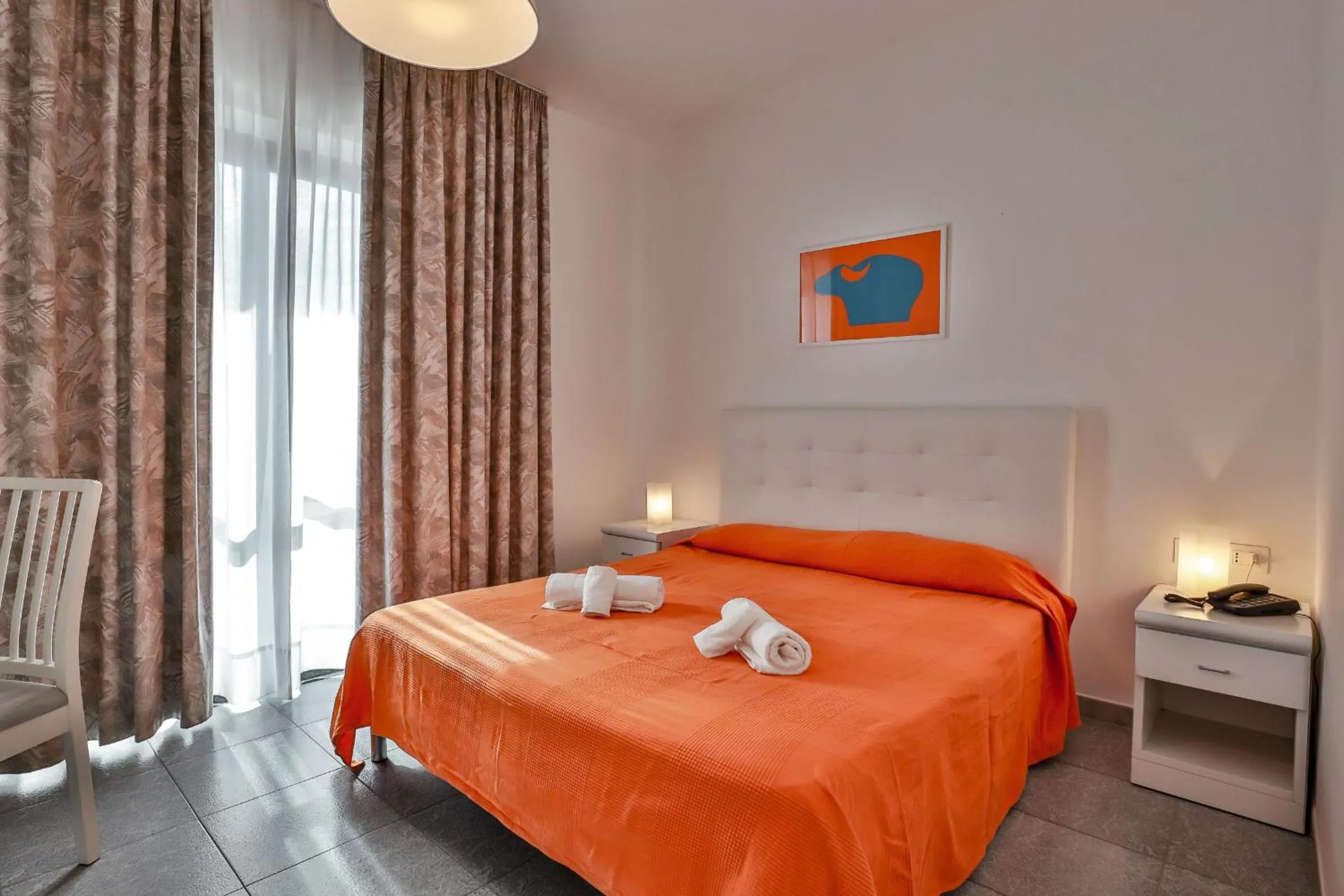 Bedroom, Bed in Hotel Delfa