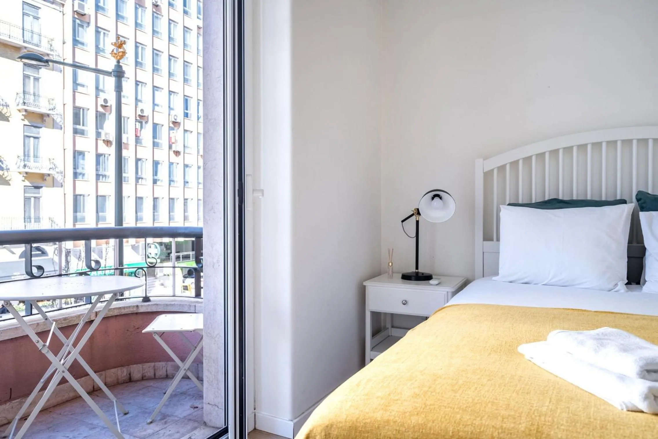 Balcony/Terrace, Bed in Akicity Marques Pearl II