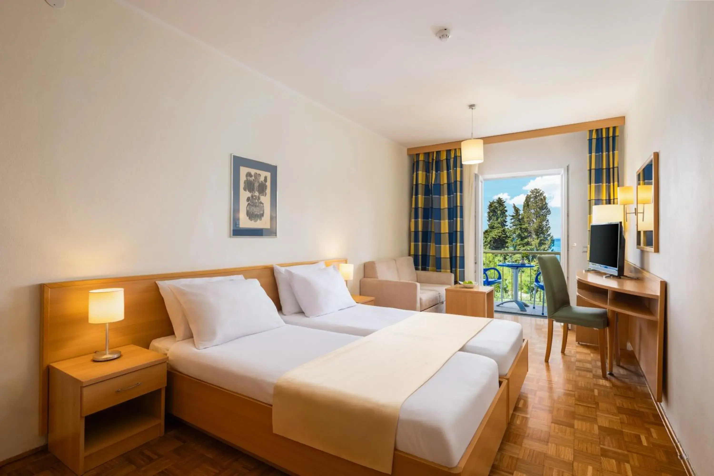 Comfort Double Room with Balcony and Sea View in Aminess Vival Casa Velaris Comfort Double Room with Balcony and Sea View in Aminess Vival Casa Velaris