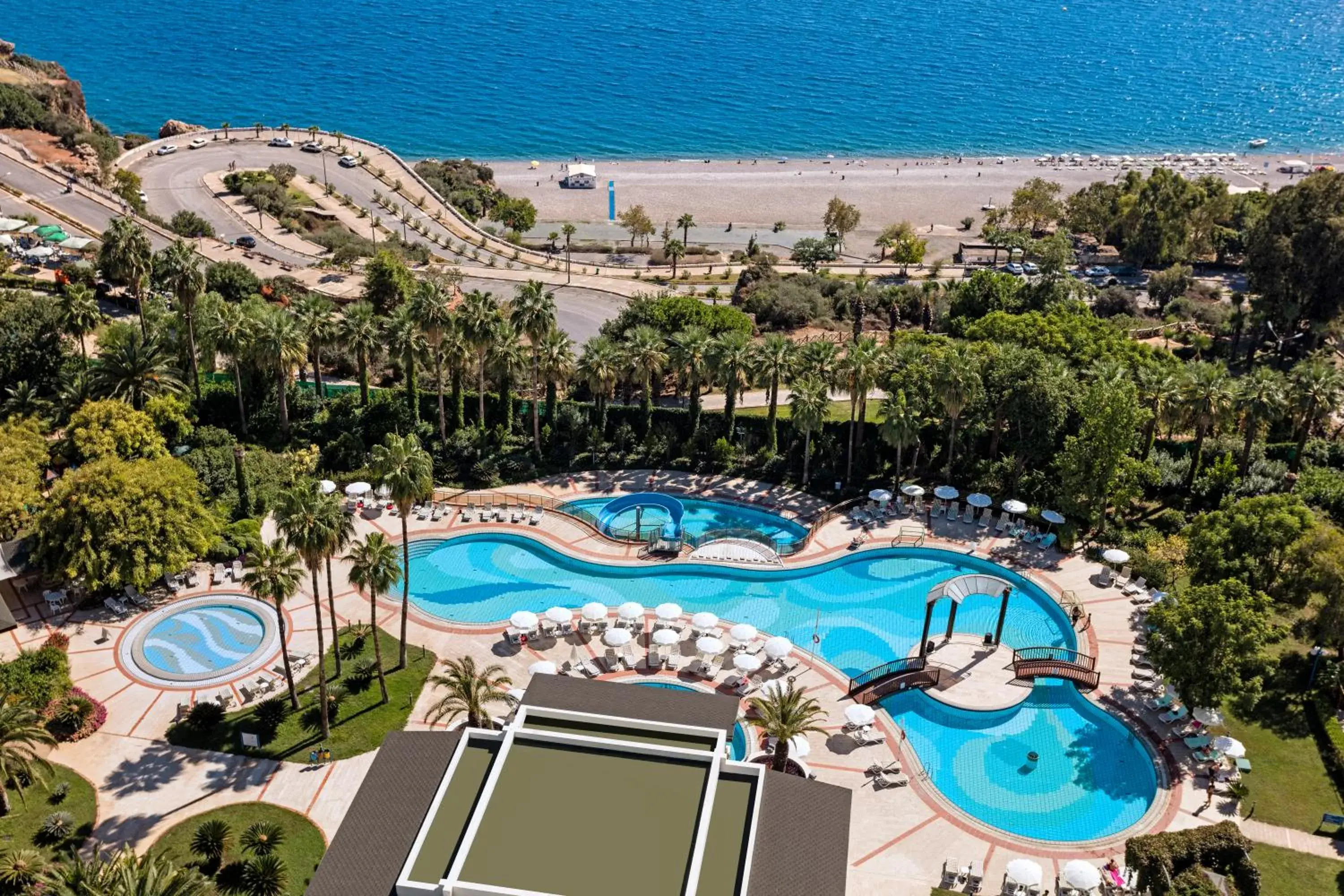 Bird's eye view, Pool View in Özkaymak Falez Hotel