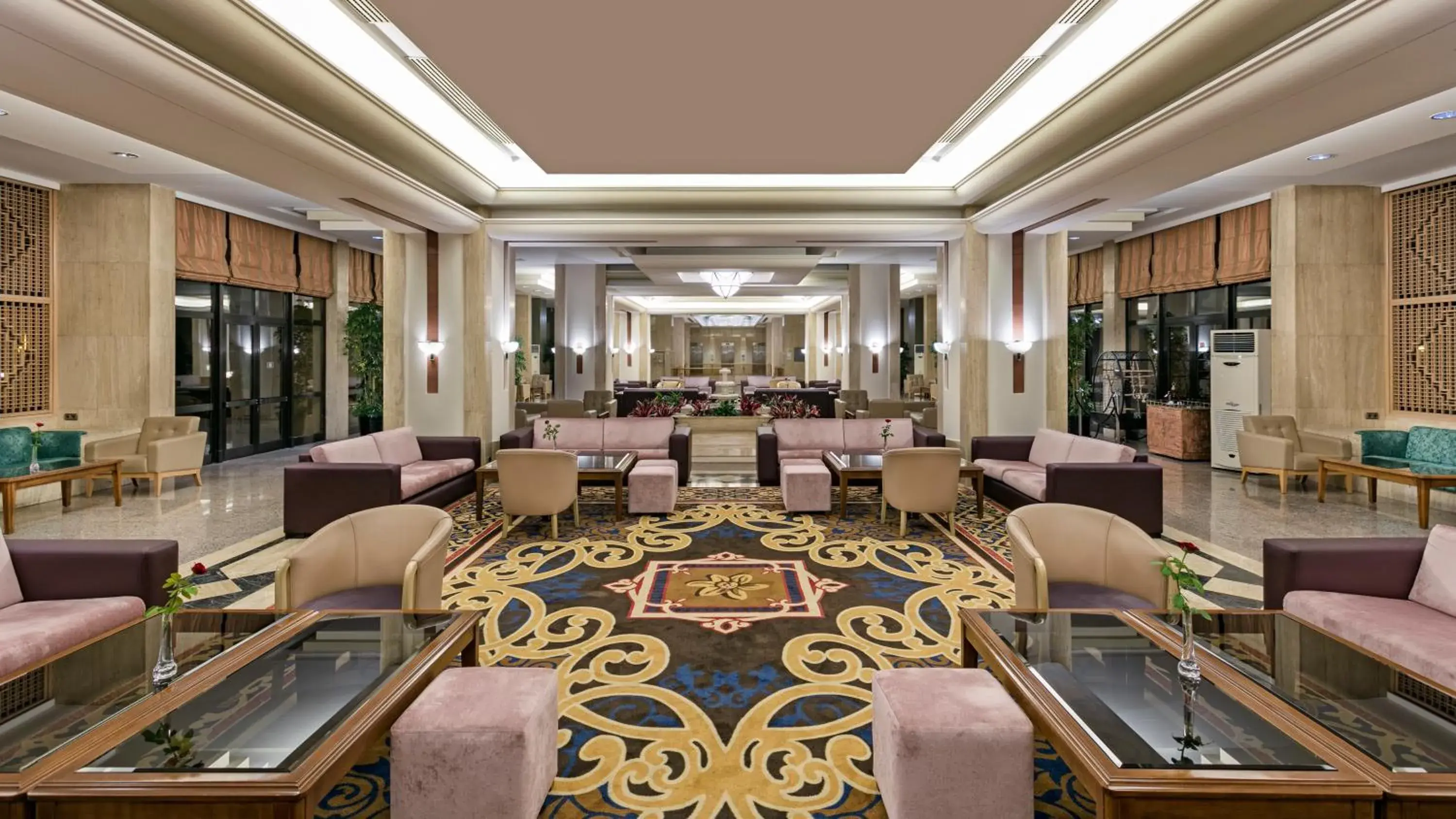 Lobby or reception, Lounge/Bar in Özkaymak Falez Hotel