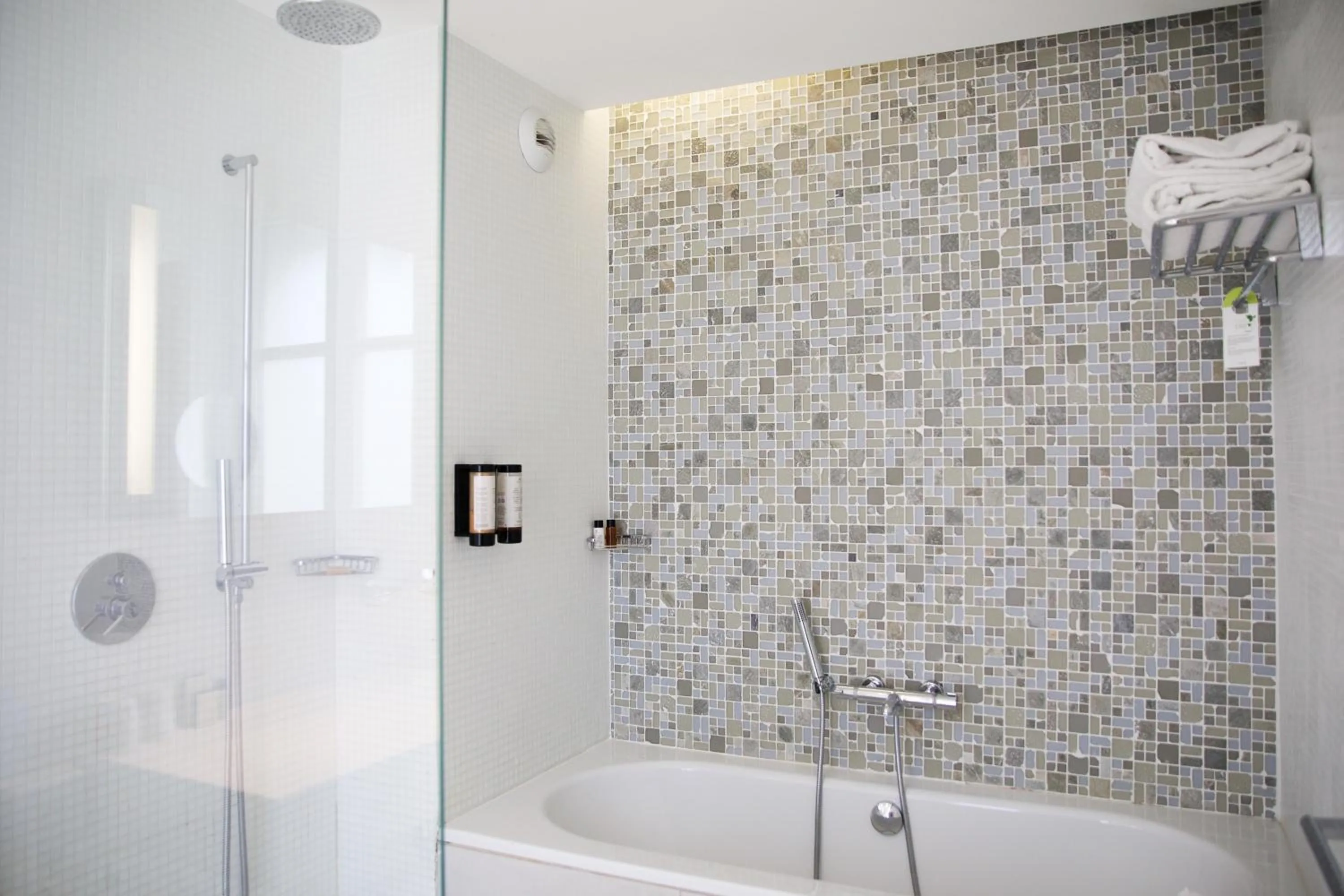 Shower in Le Grand Hôtel Grenoble, BW Premier Collection by Best Western