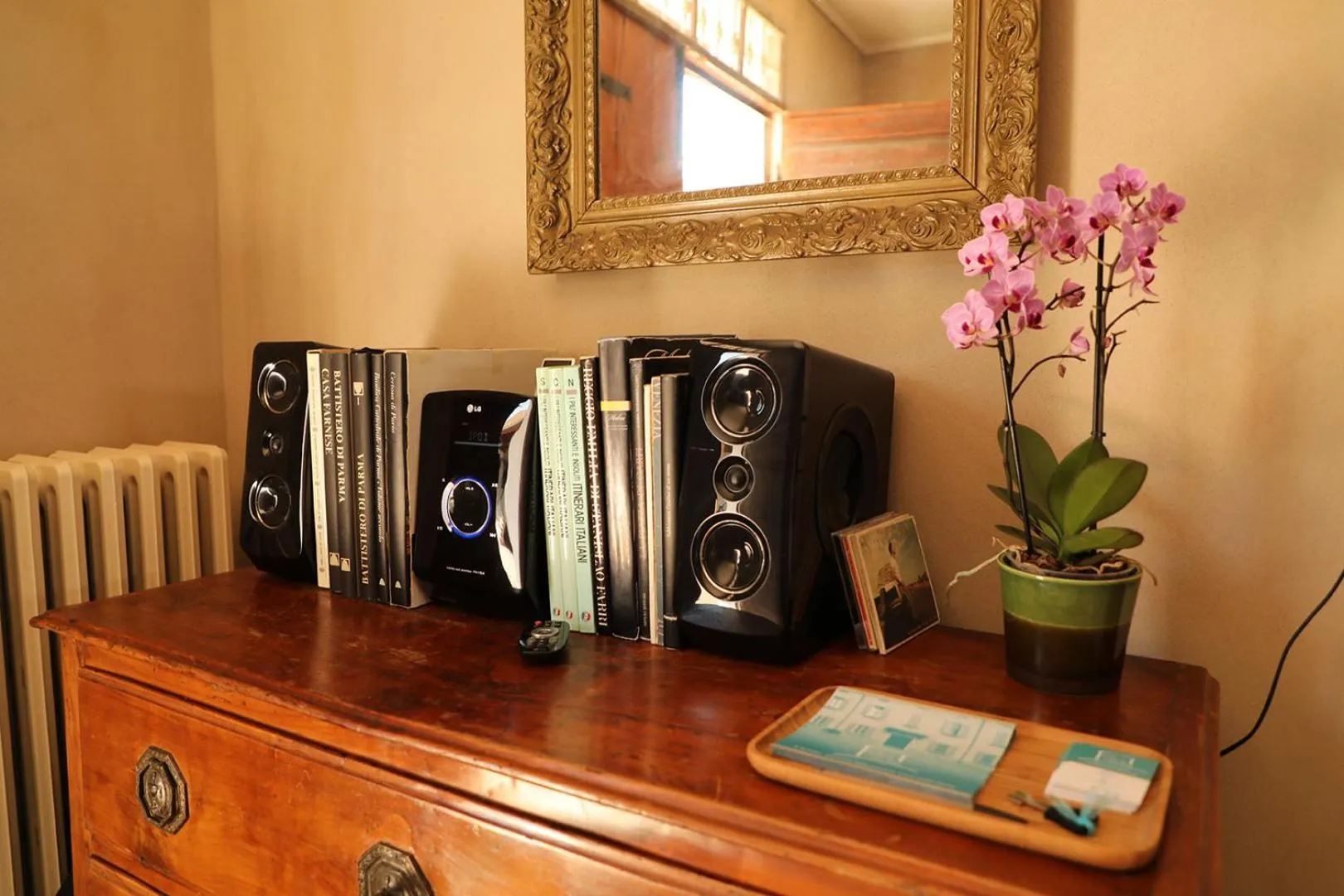 Lobby or reception in B&B Antica cascina