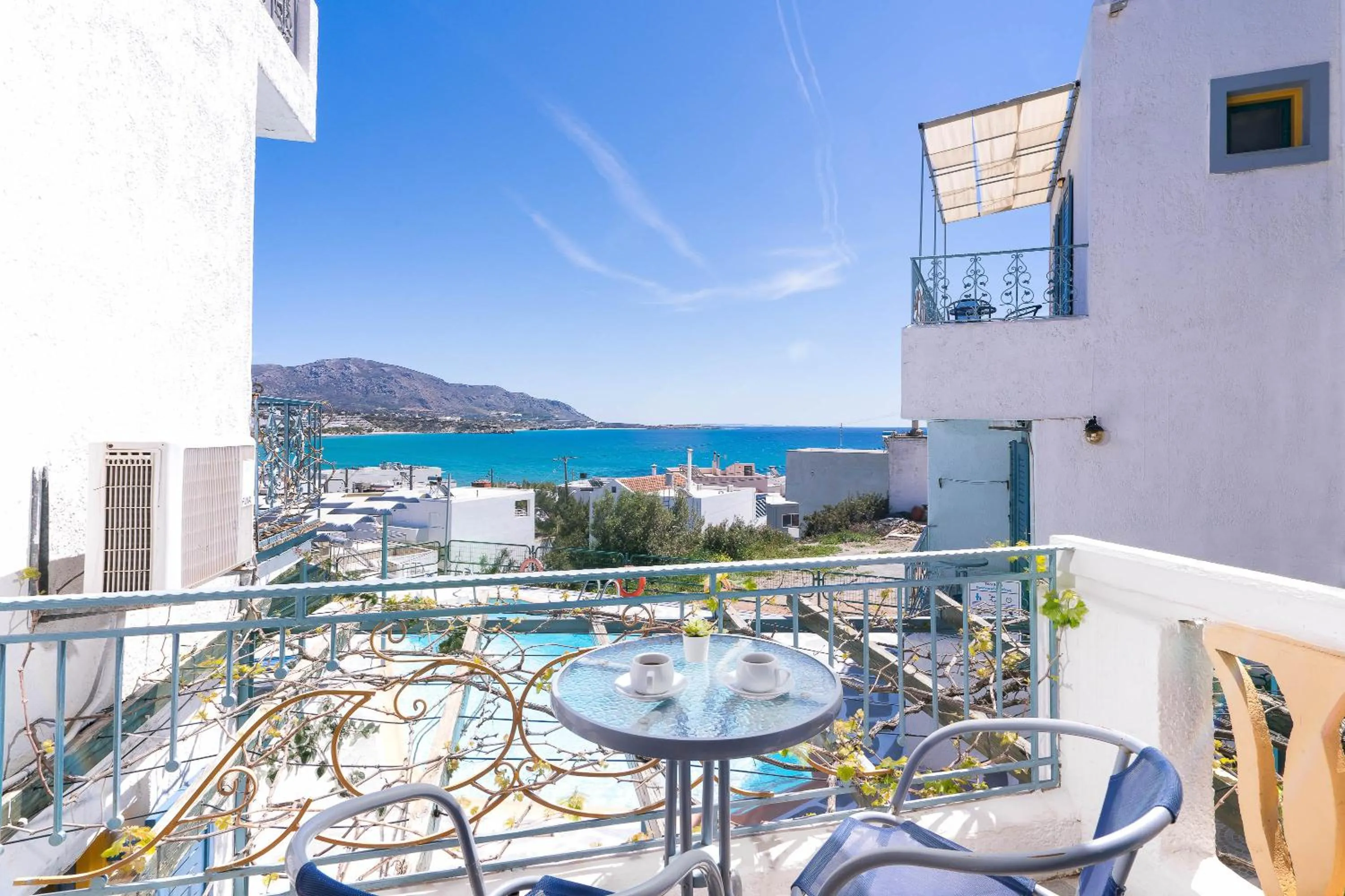 Patio in Afroditi Apartments