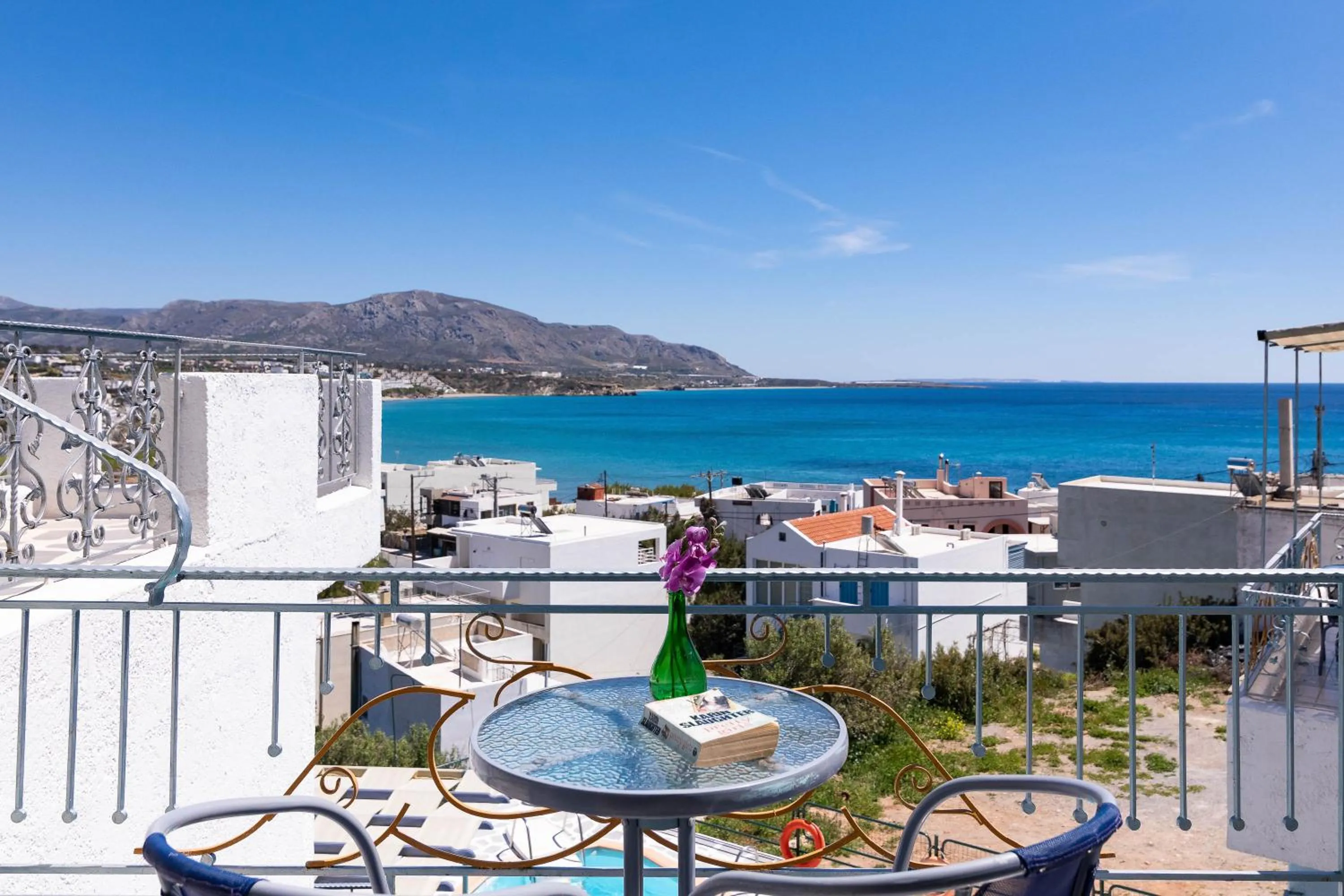 Patio in Afroditi Apartments