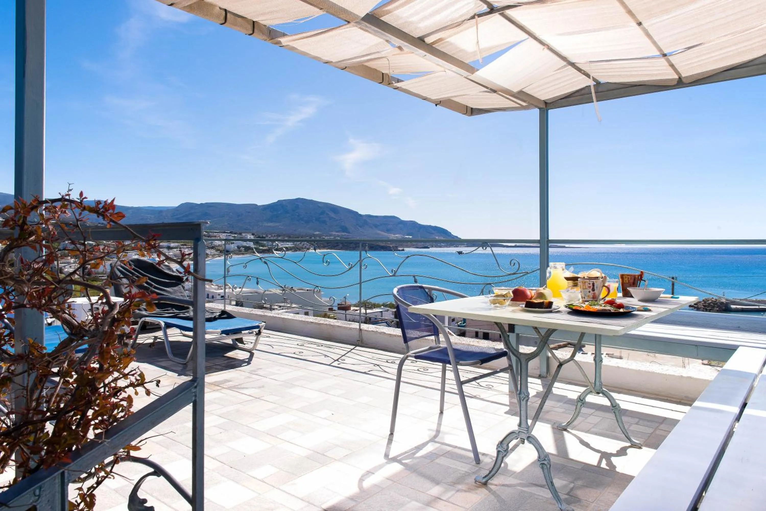 Patio in Afroditi Apartments