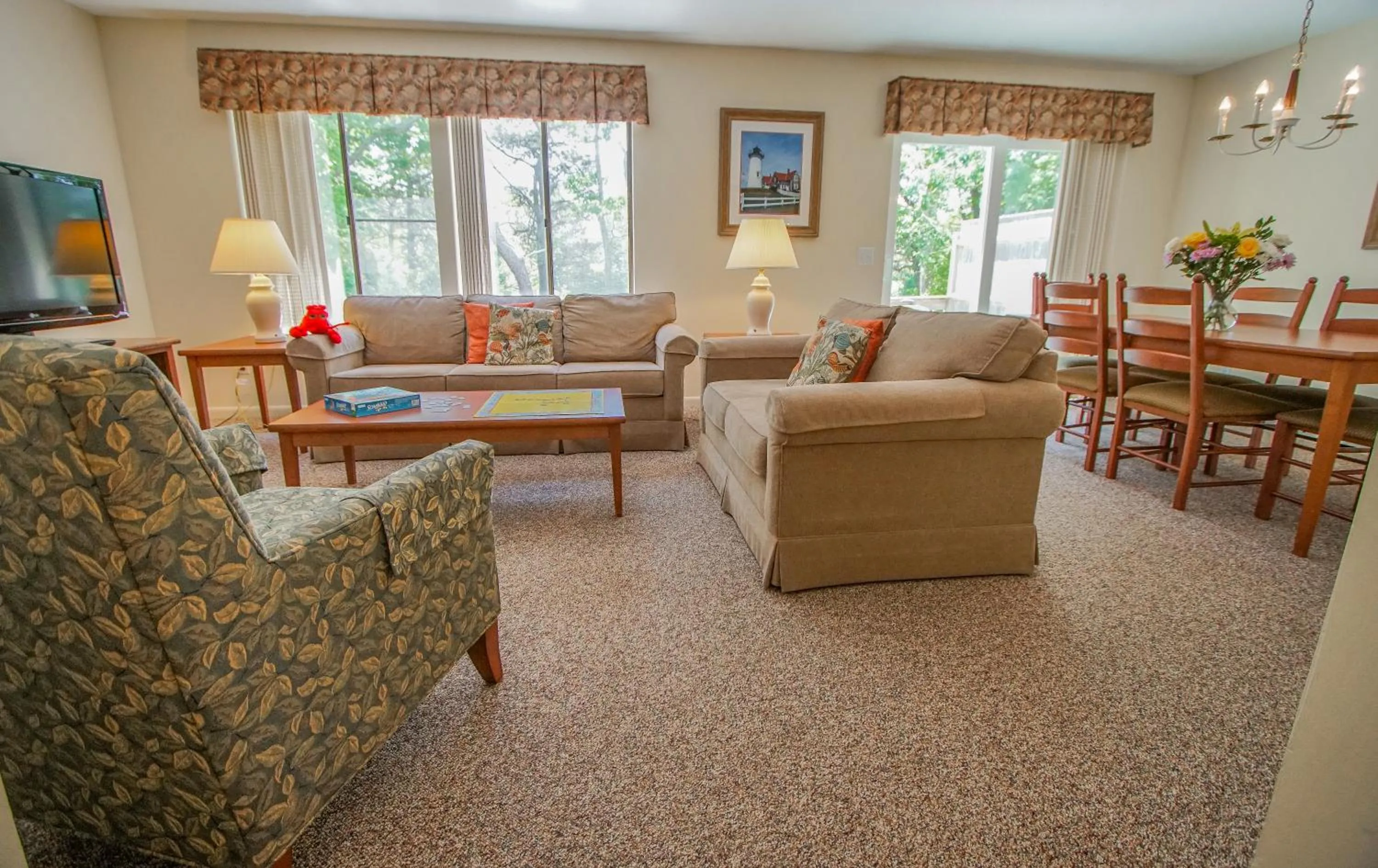 Living room in Brewster Green Resort