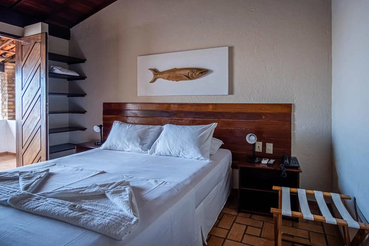 Bed in Pousada Villa do Sol