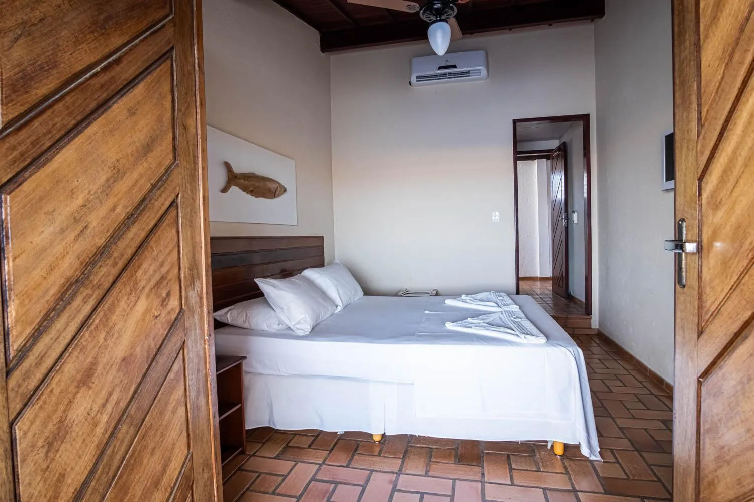 Bed in Pousada Villa do Sol