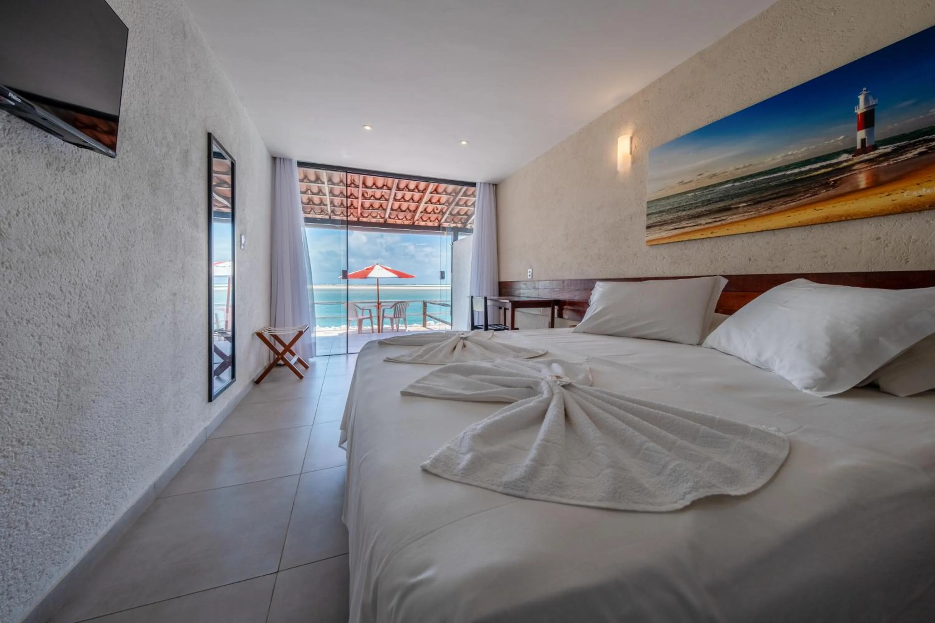 Bed in Pousada Villa do Sol