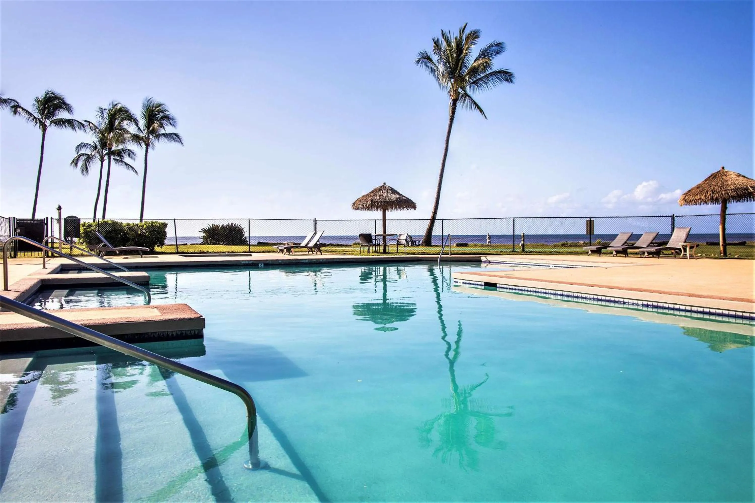Pool view in Waimea Plantation Cottages, a Coast Resort