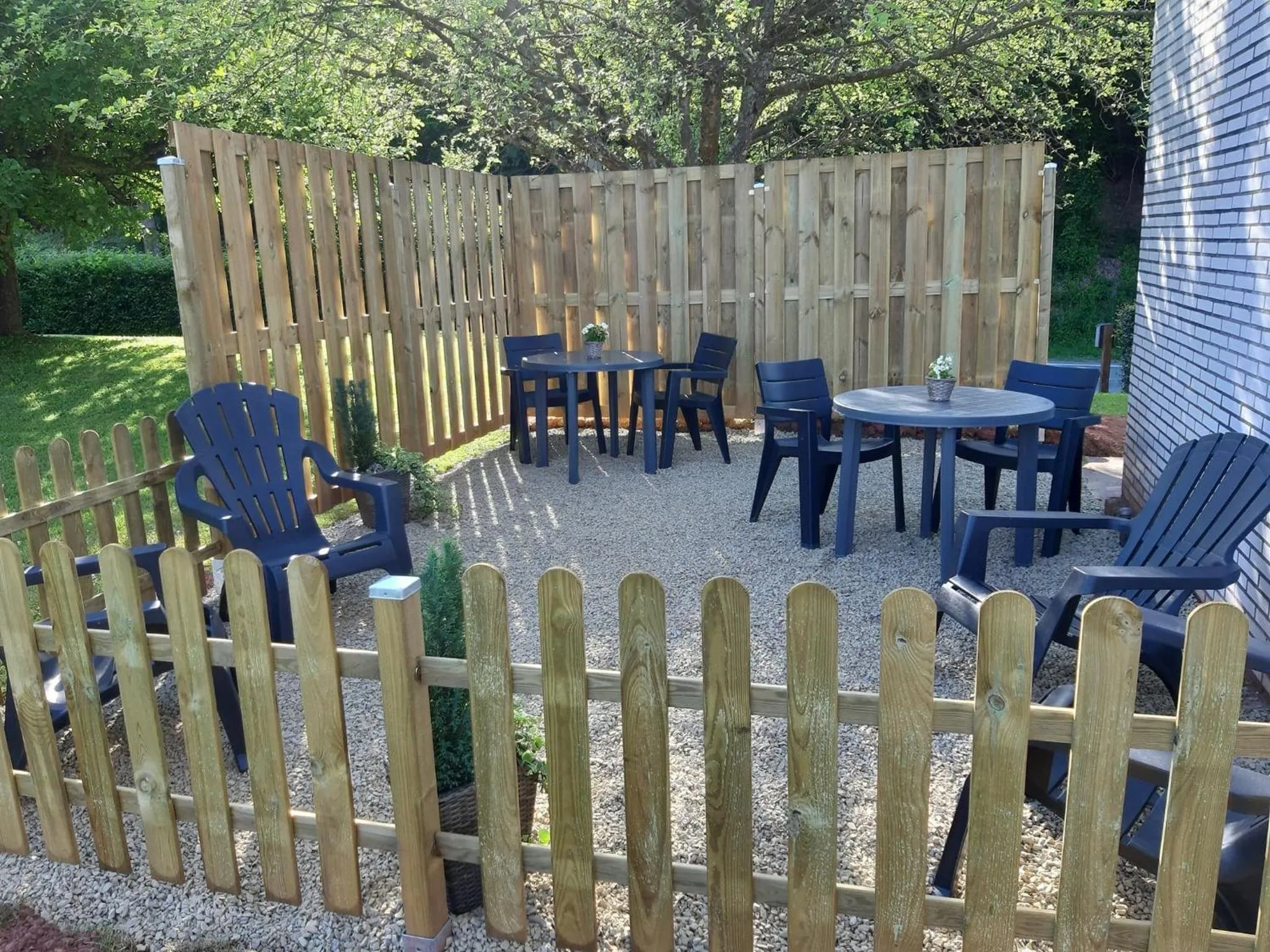 Patio in B&B Circuitez-vous