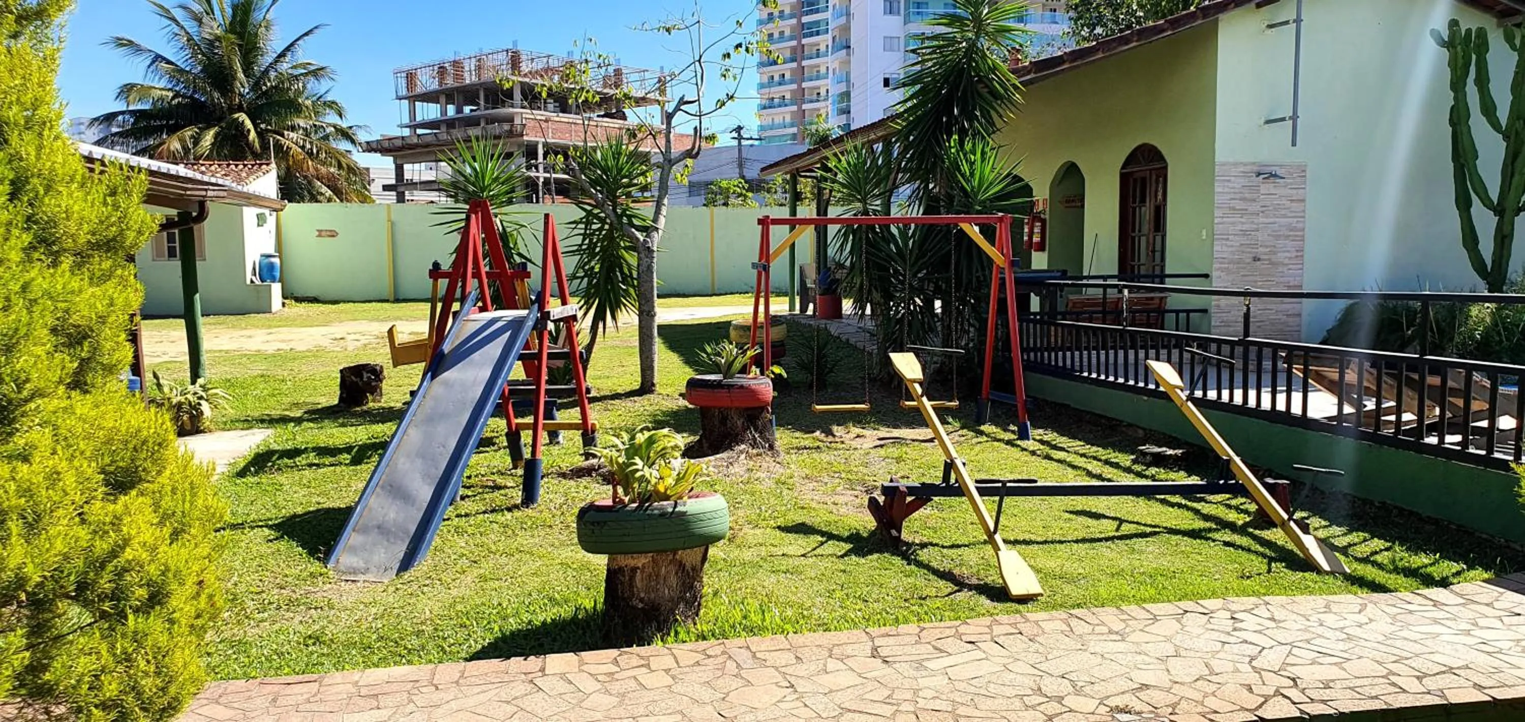 Children play ground in Duas Praias Hotel Pousada